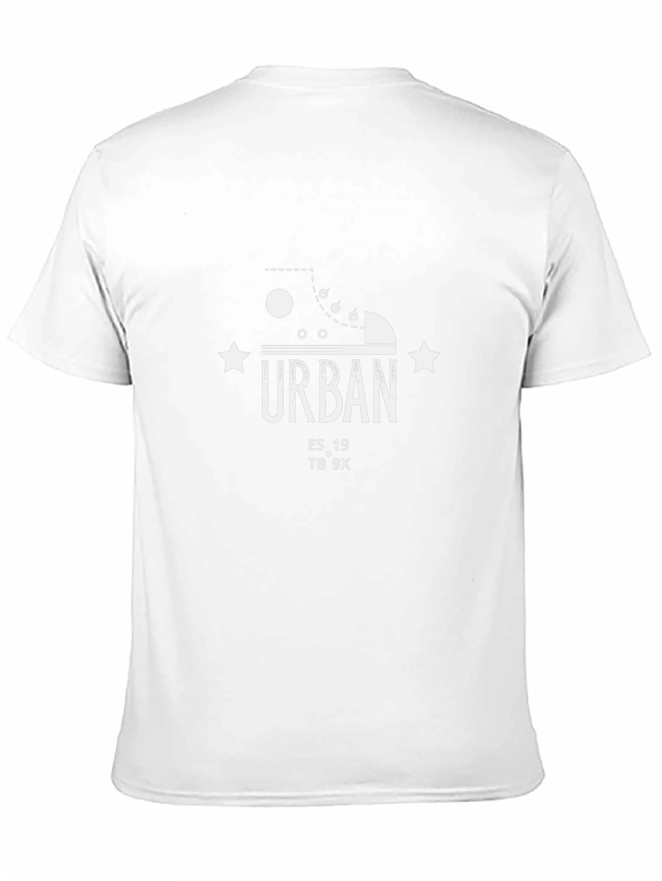 Urban Style Graphic Tee - Black