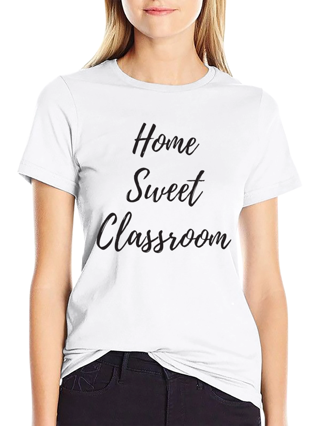 Home Sweet Classroom Black Graphic Tee