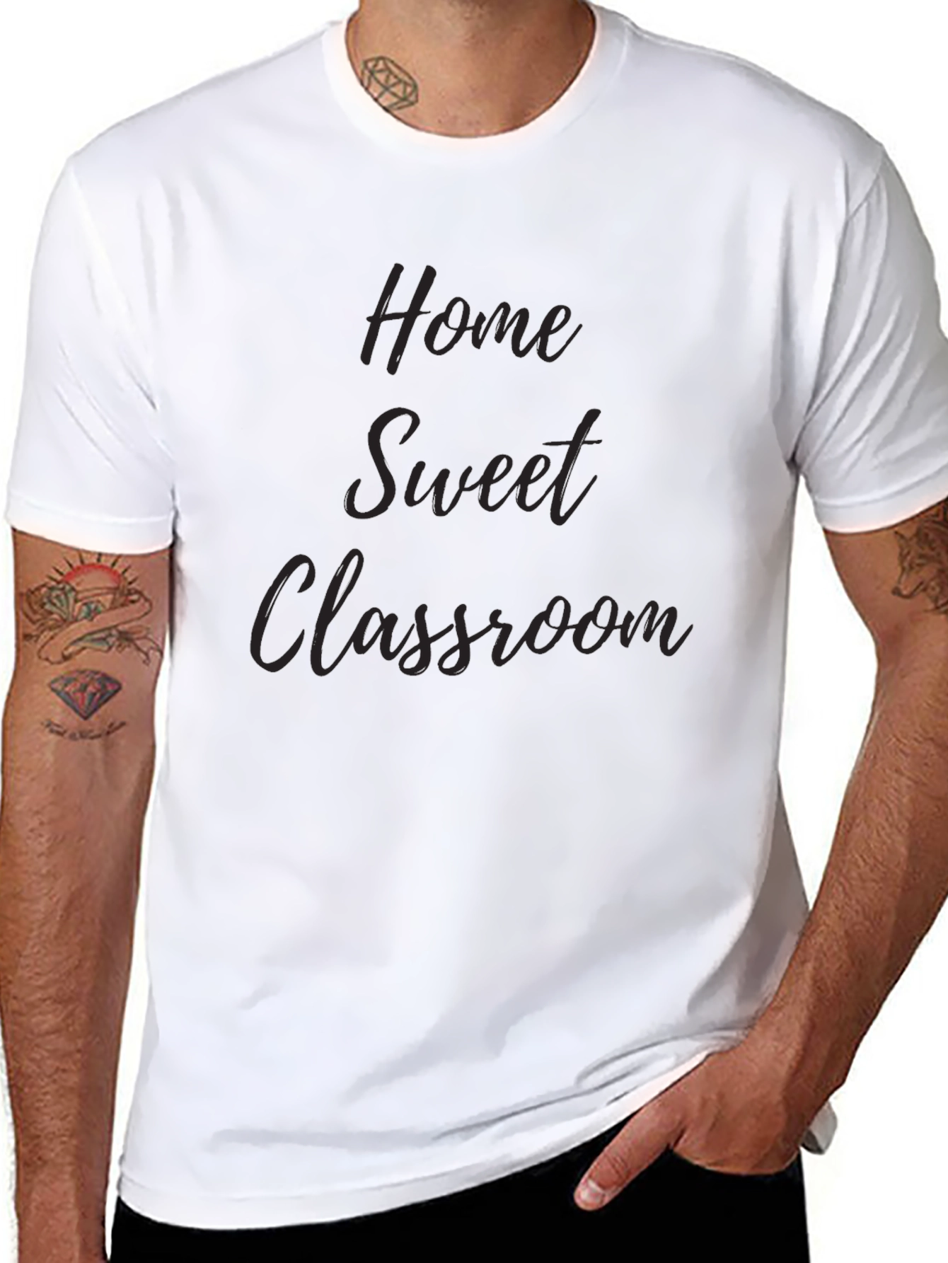 Home Sweet Classroom Black Graphic Tee