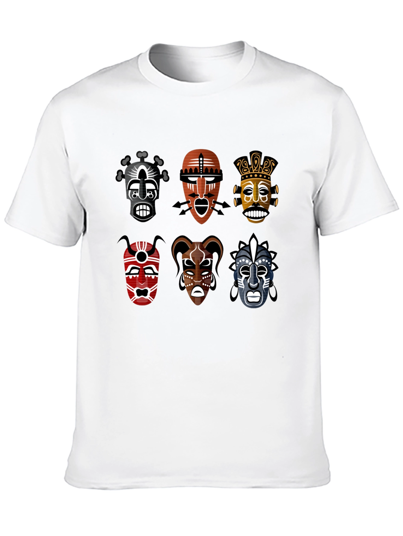 Tribal Mask T-Shirt - Unique Graphic Tee