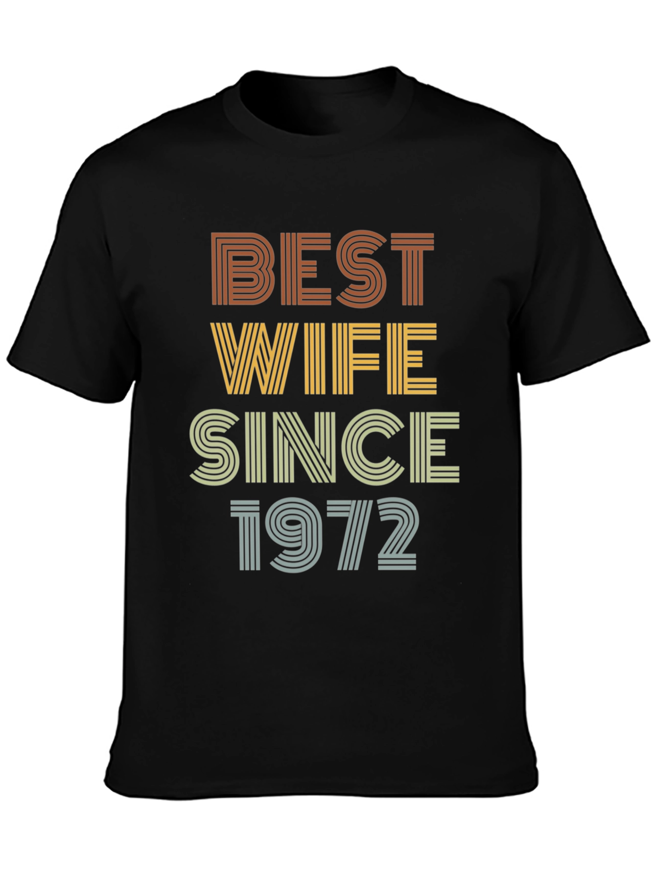 Best Wife Since 1972 Retro Graphic Tee