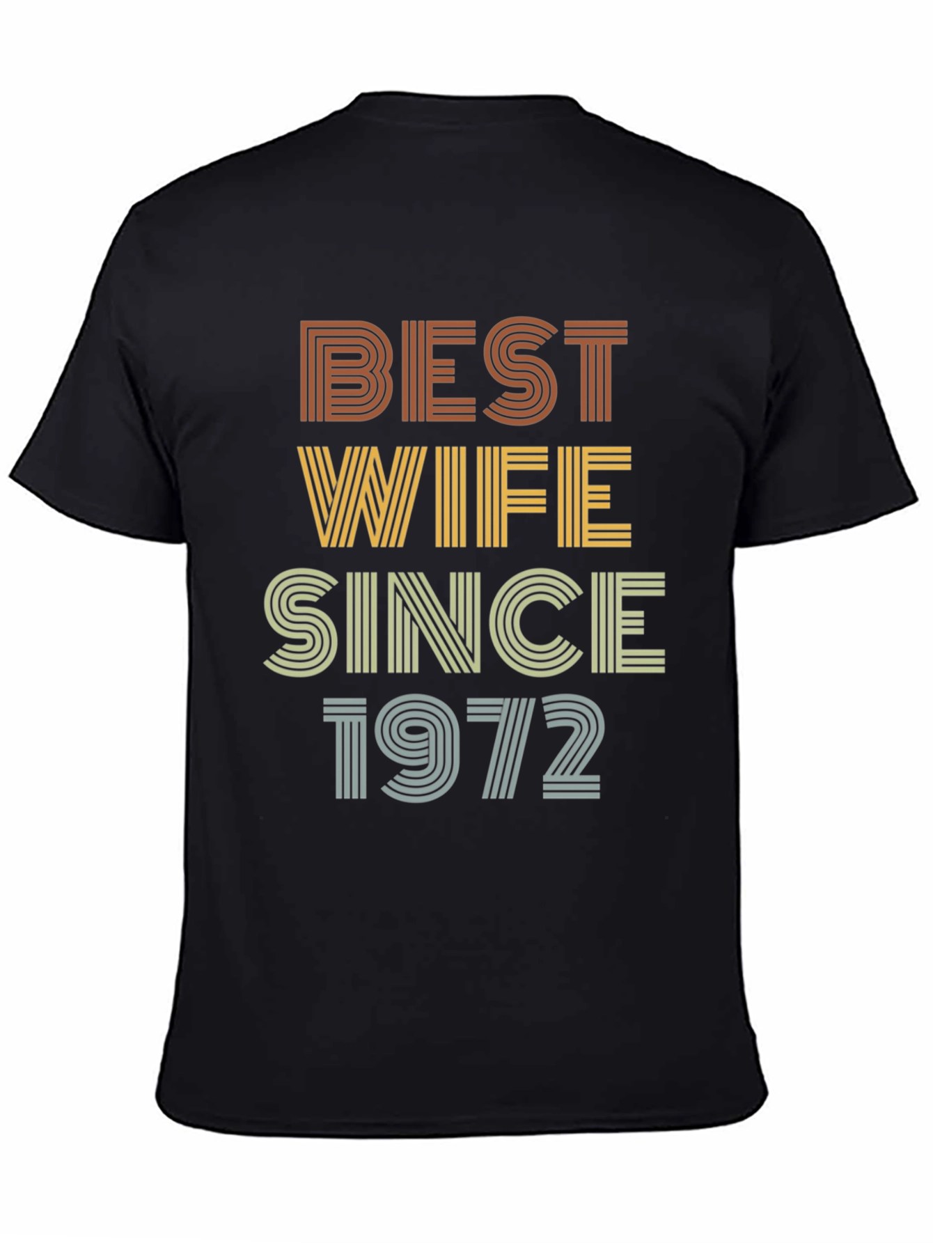 Best Wife Since 1972 Retro Graphic Tee
