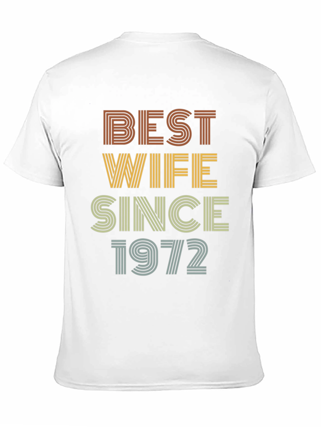 Best Wife Since 1972 Retro Graphic Tee