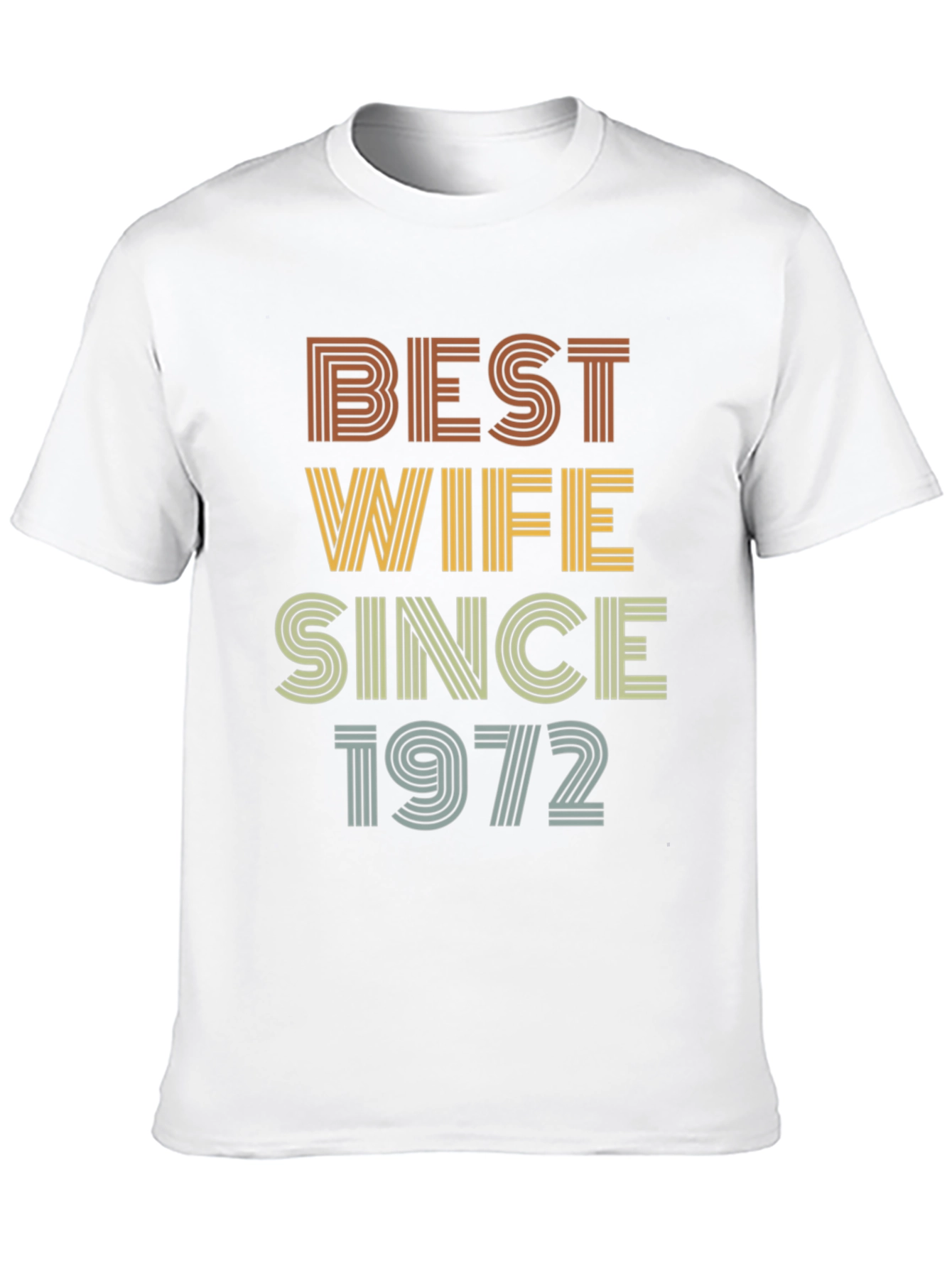 Best Wife Since 1972 Retro Graphic Tee