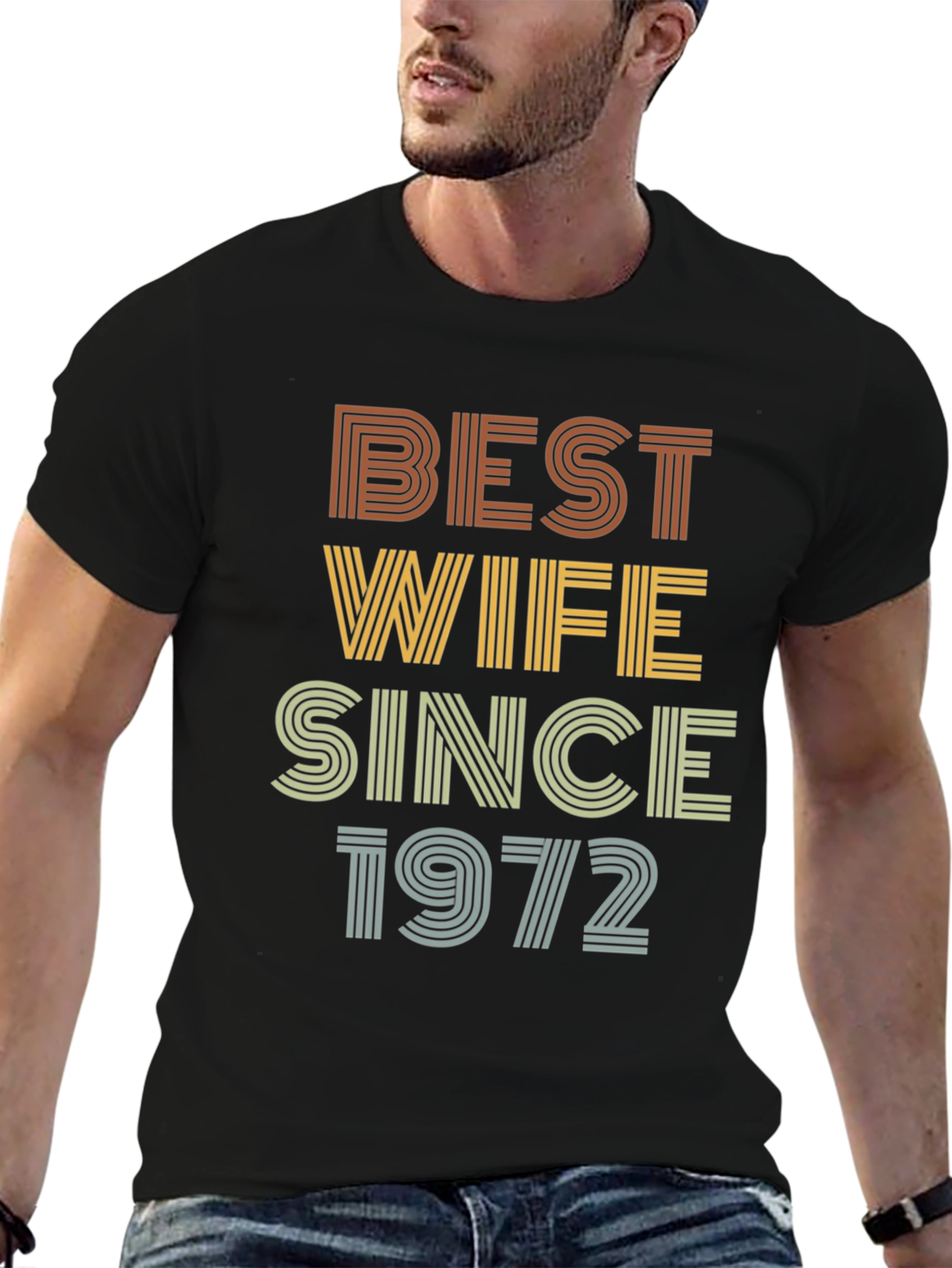 Best Wife Since 1972 Retro Graphic Tee