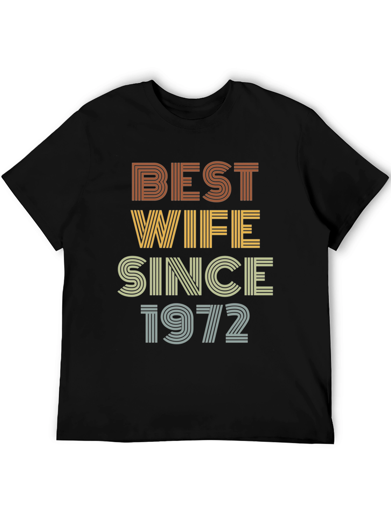 Best Wife Since 1972 Retro Graphic Tee