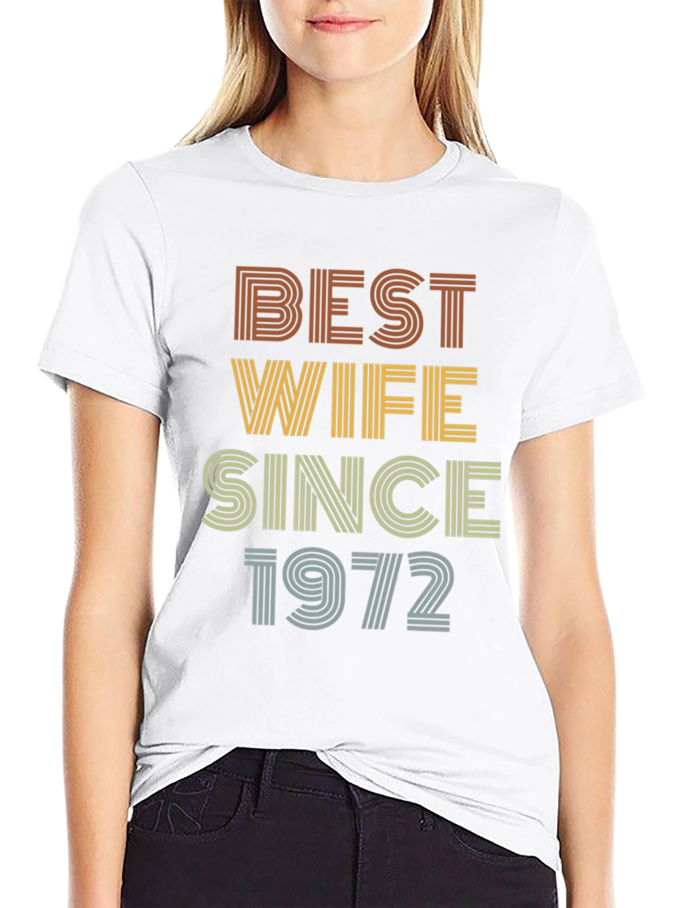 Best Wife Since 1972 Retro Graphic Tee