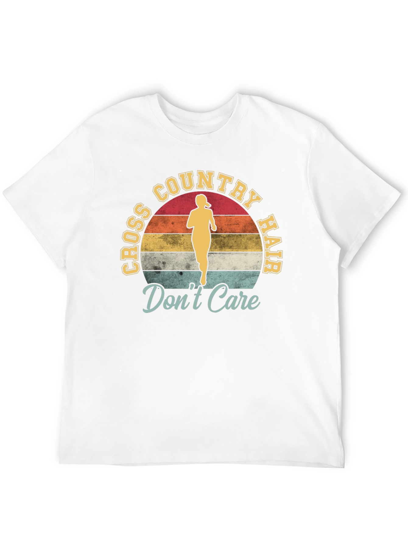 Cross Country Hair Dont Care Graphic T-Shirt