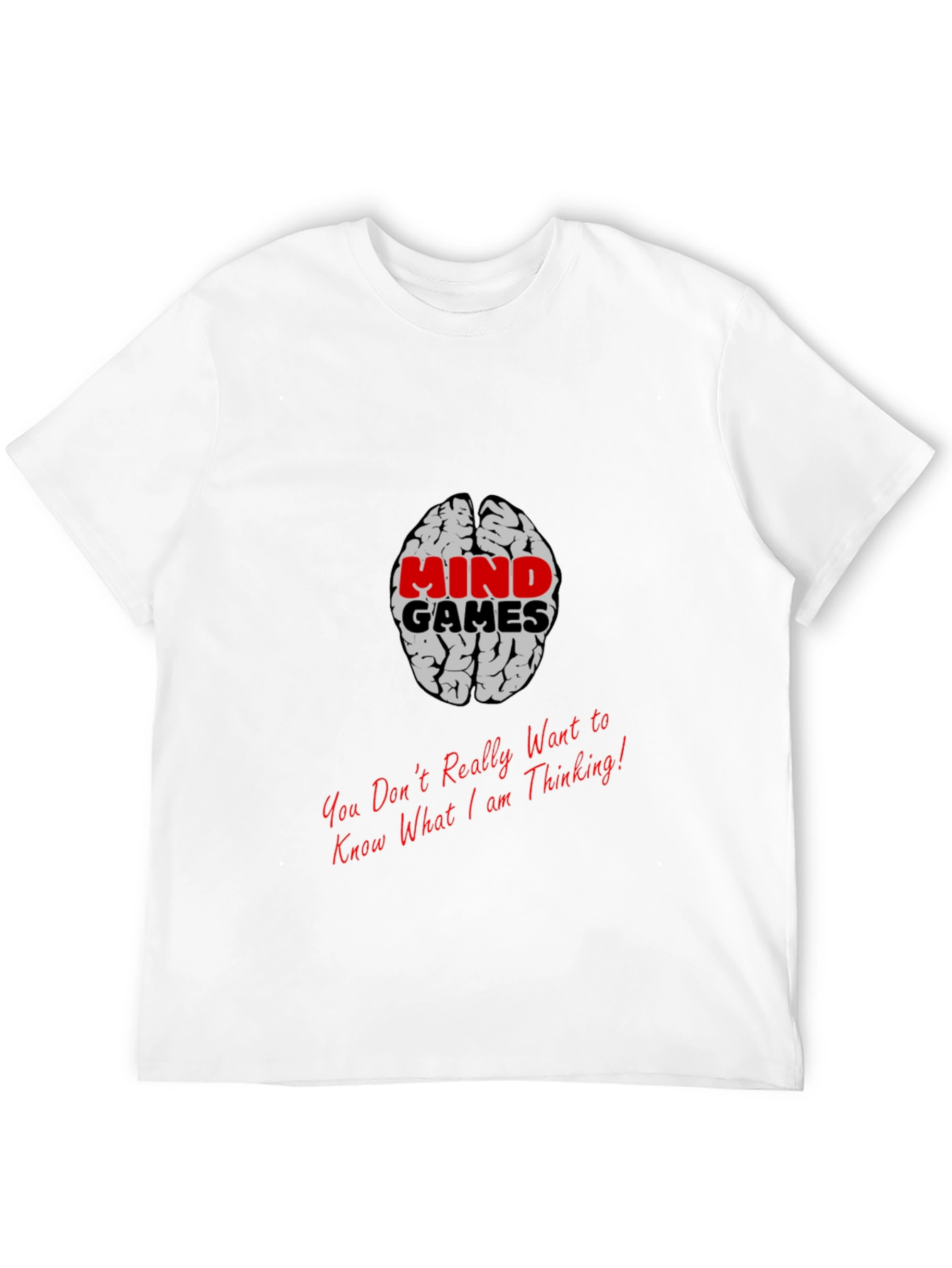 Mind Games Brain Graphic T-Shirt