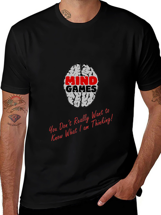 Mind Games Brain Graphic T-Shirt