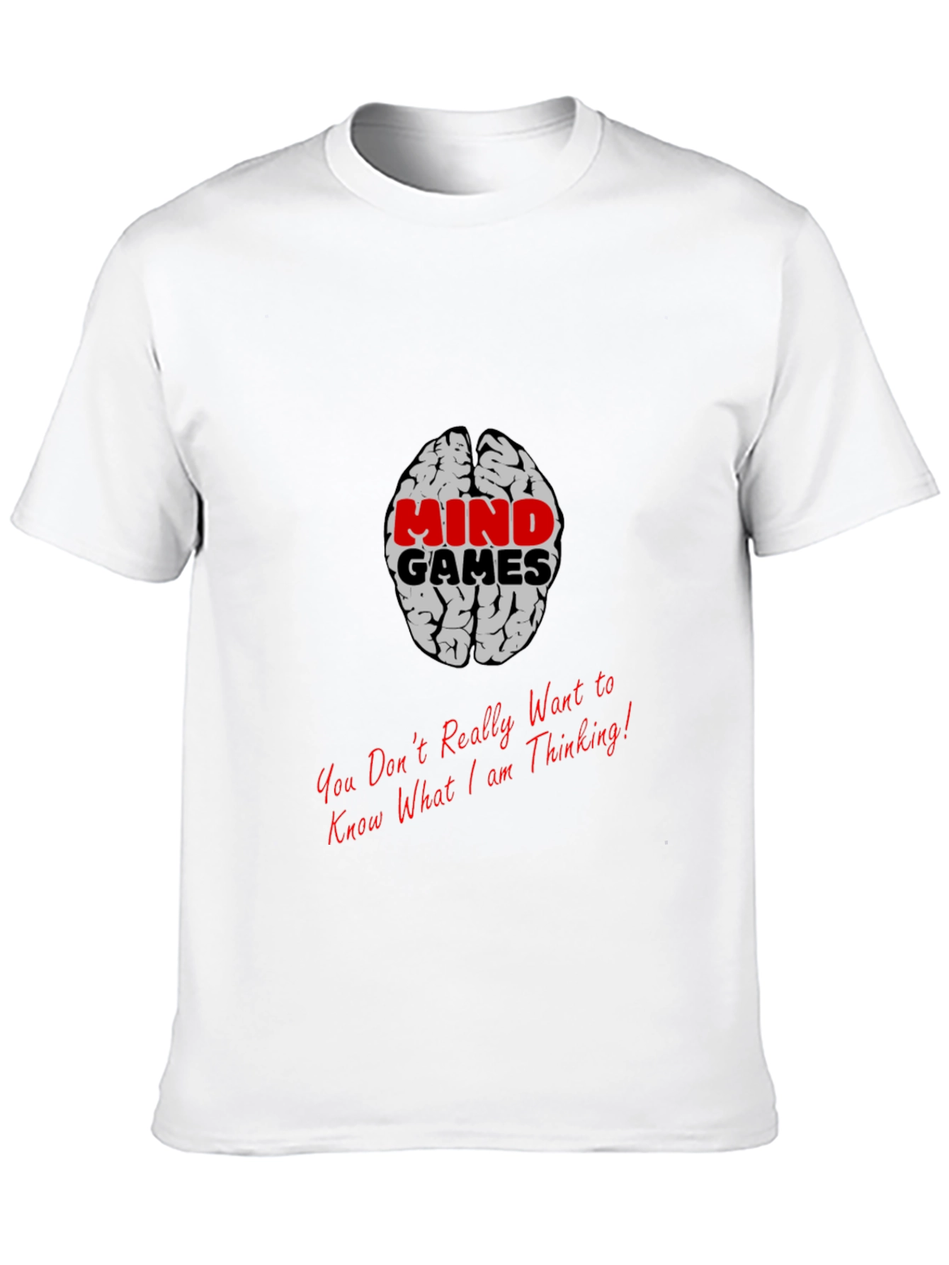 Mind Games Brain Graphic T-Shirt