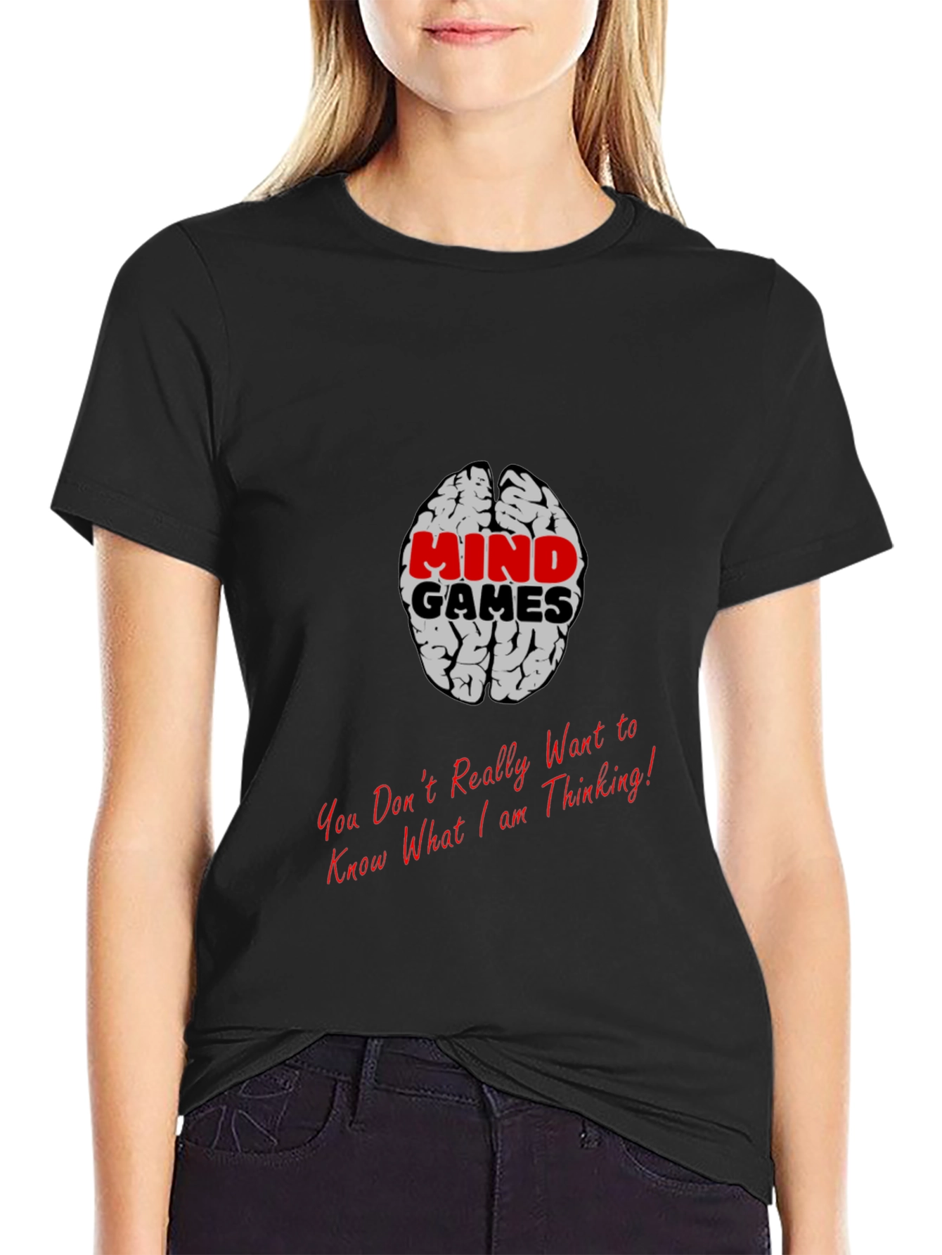 Mind Games Brain Graphic T-Shirt