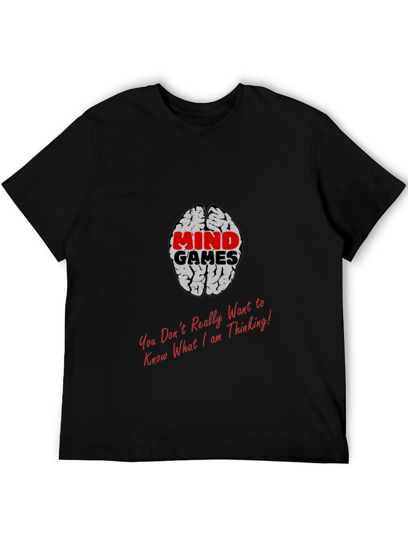 Mind Games Brain Graphic T-Shirt