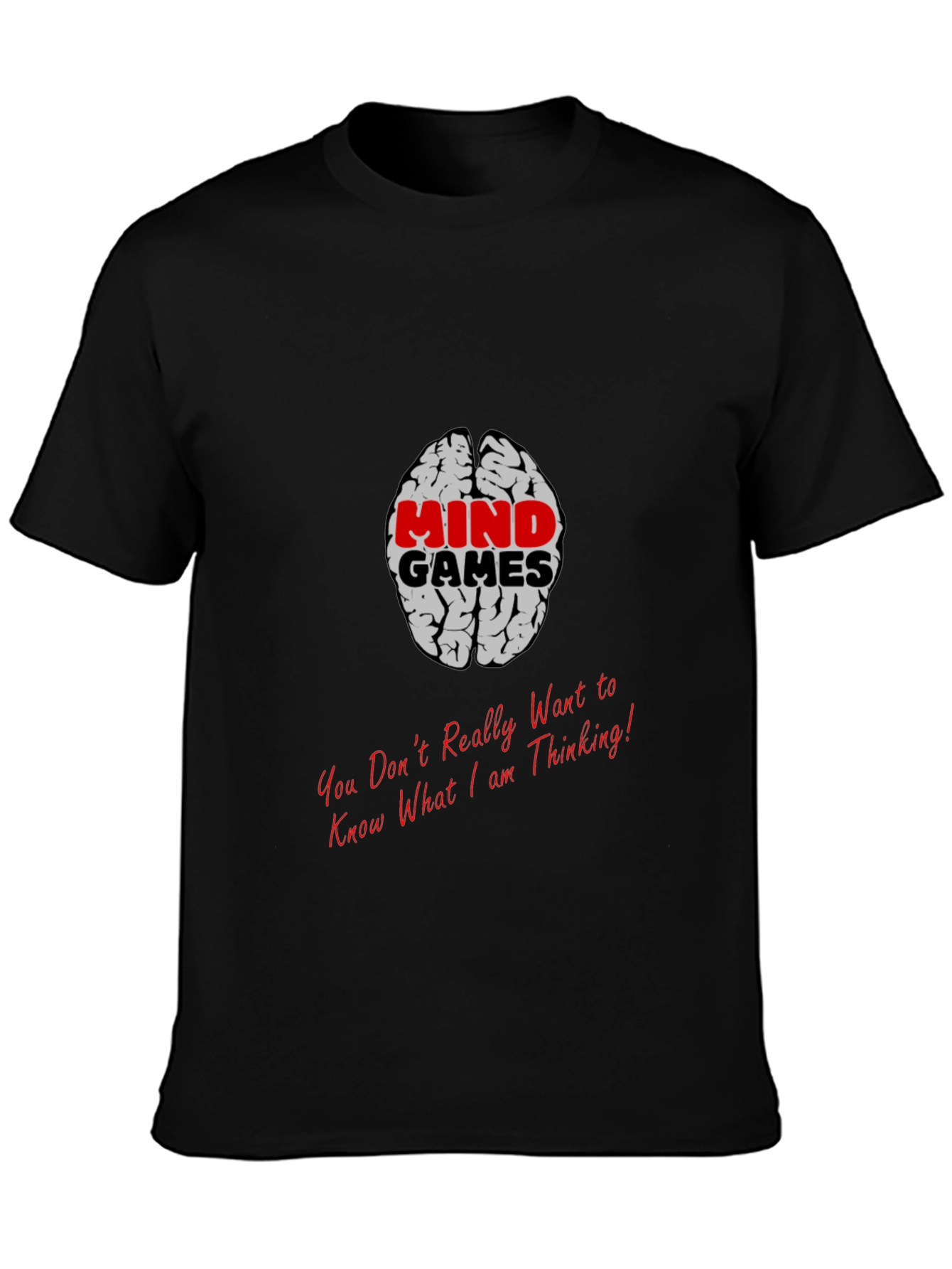 Mind Games Brain Graphic T-Shirt