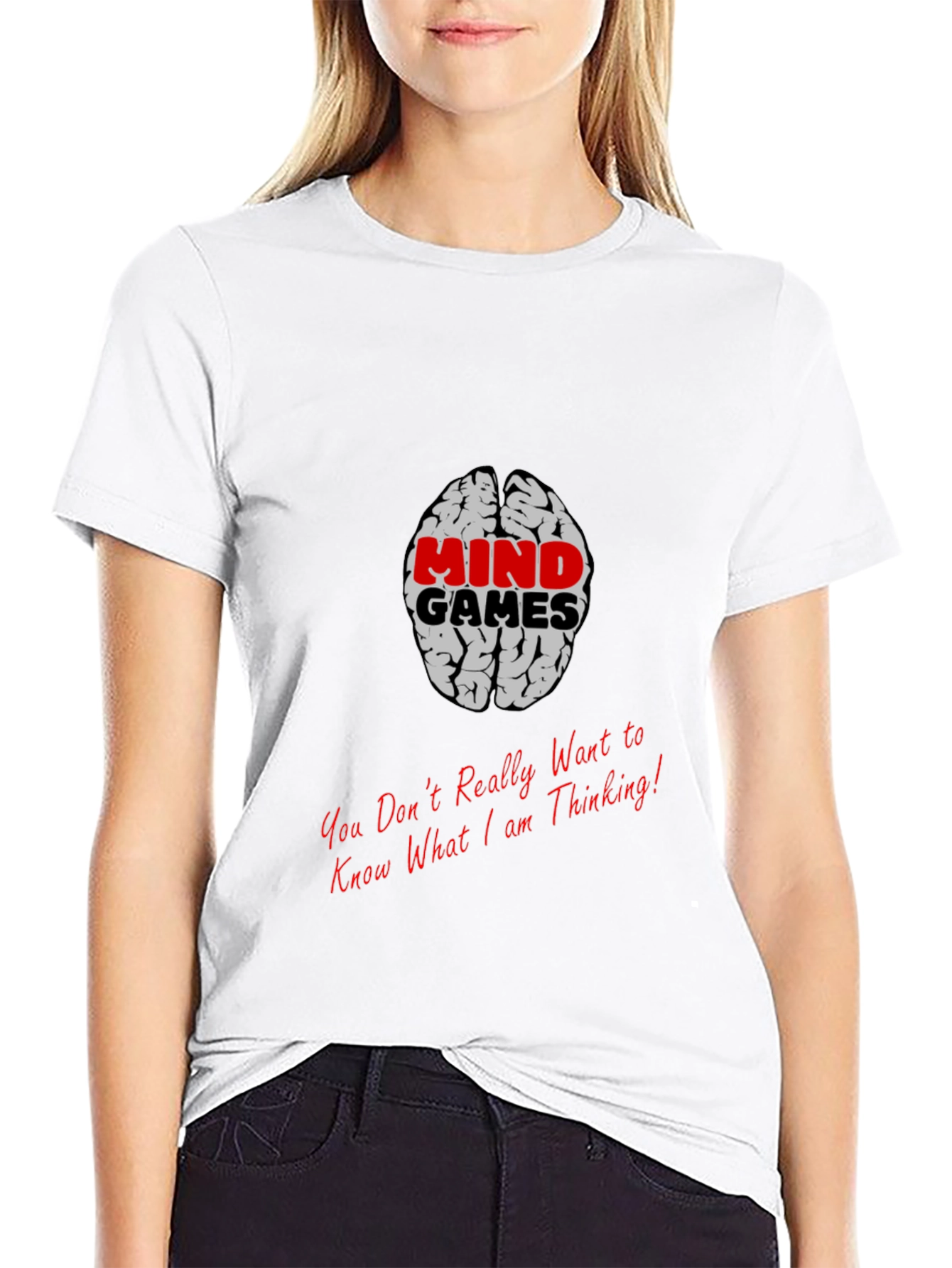 Mind Games Brain Graphic T-Shirt