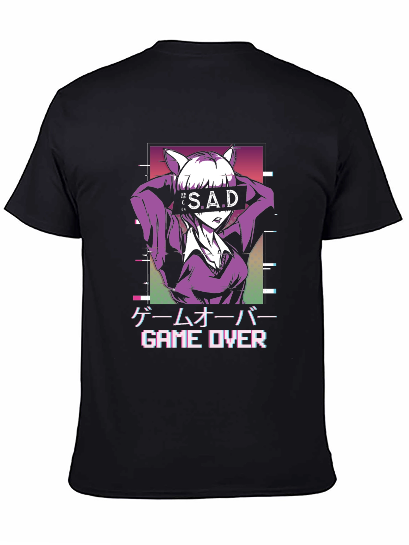 Anime Game Over Graphic Tee