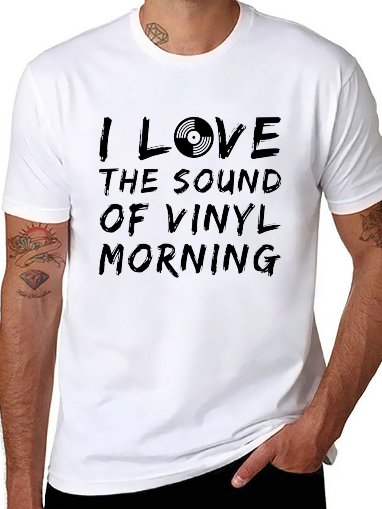 I Love Vinyl Music T-Shirt
