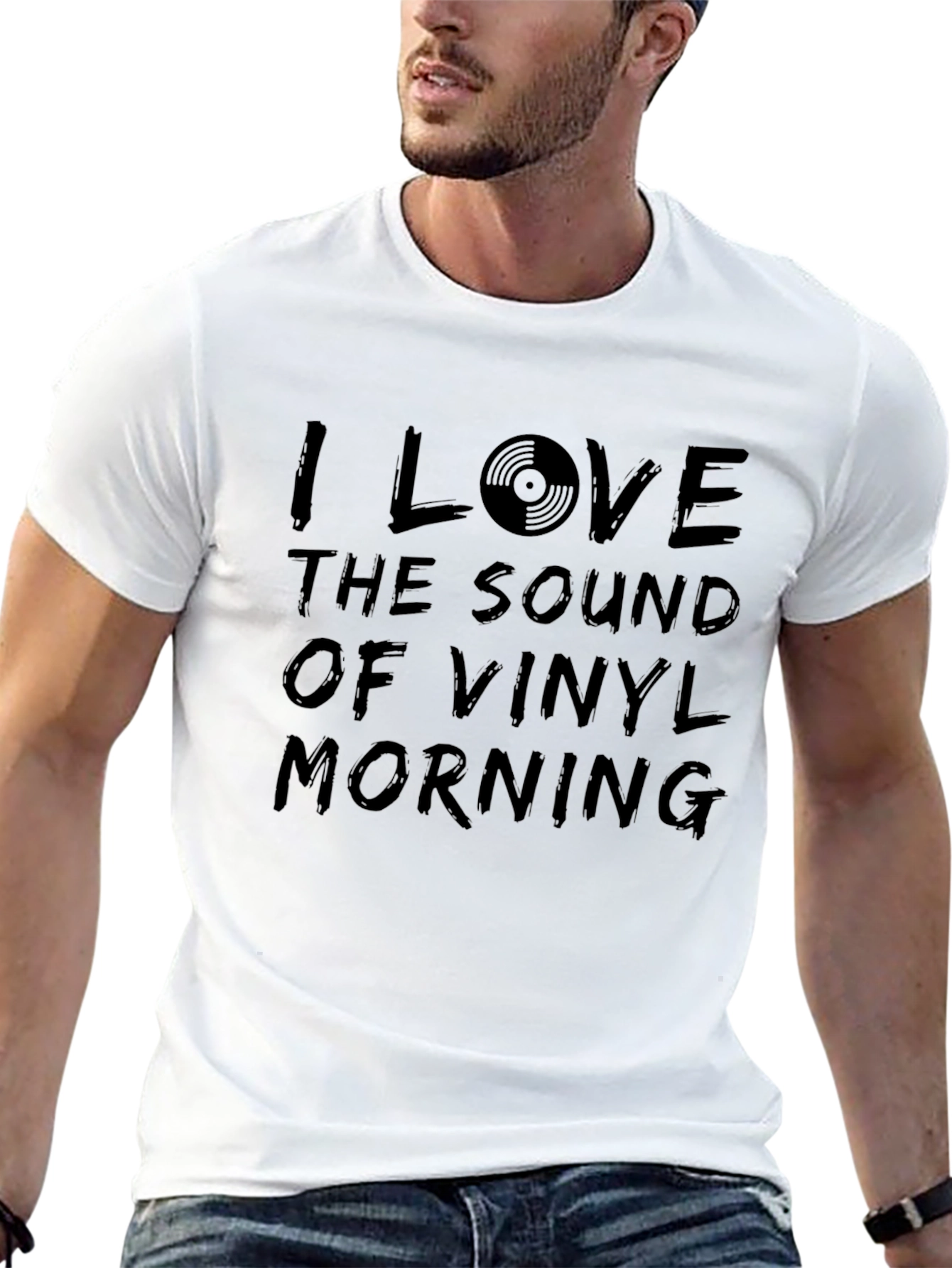 I Love Vinyl Music T-Shirt