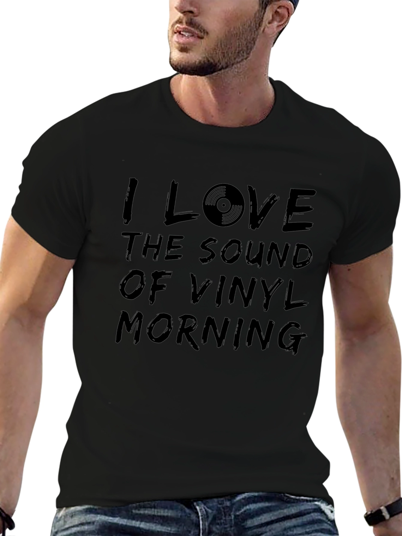 I Love Vinyl Music T-Shirt