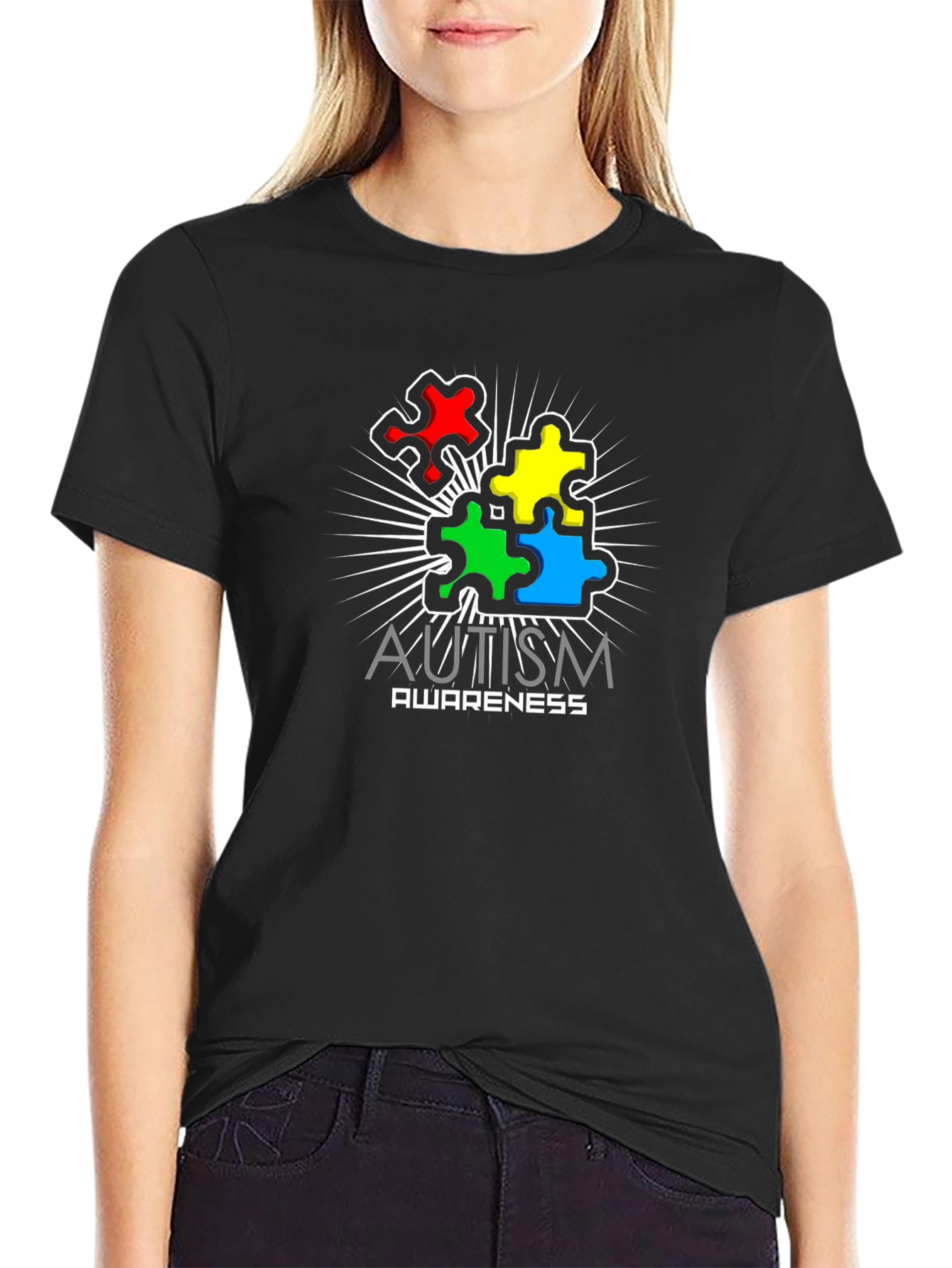 Autism Awareness Puzzle Piece T-Shirt