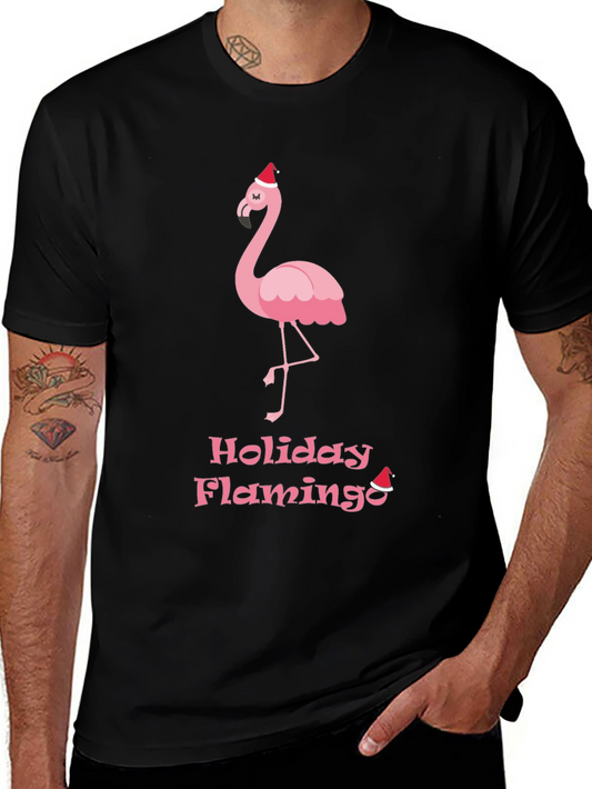 Holiday Flamingo Graphic Tee