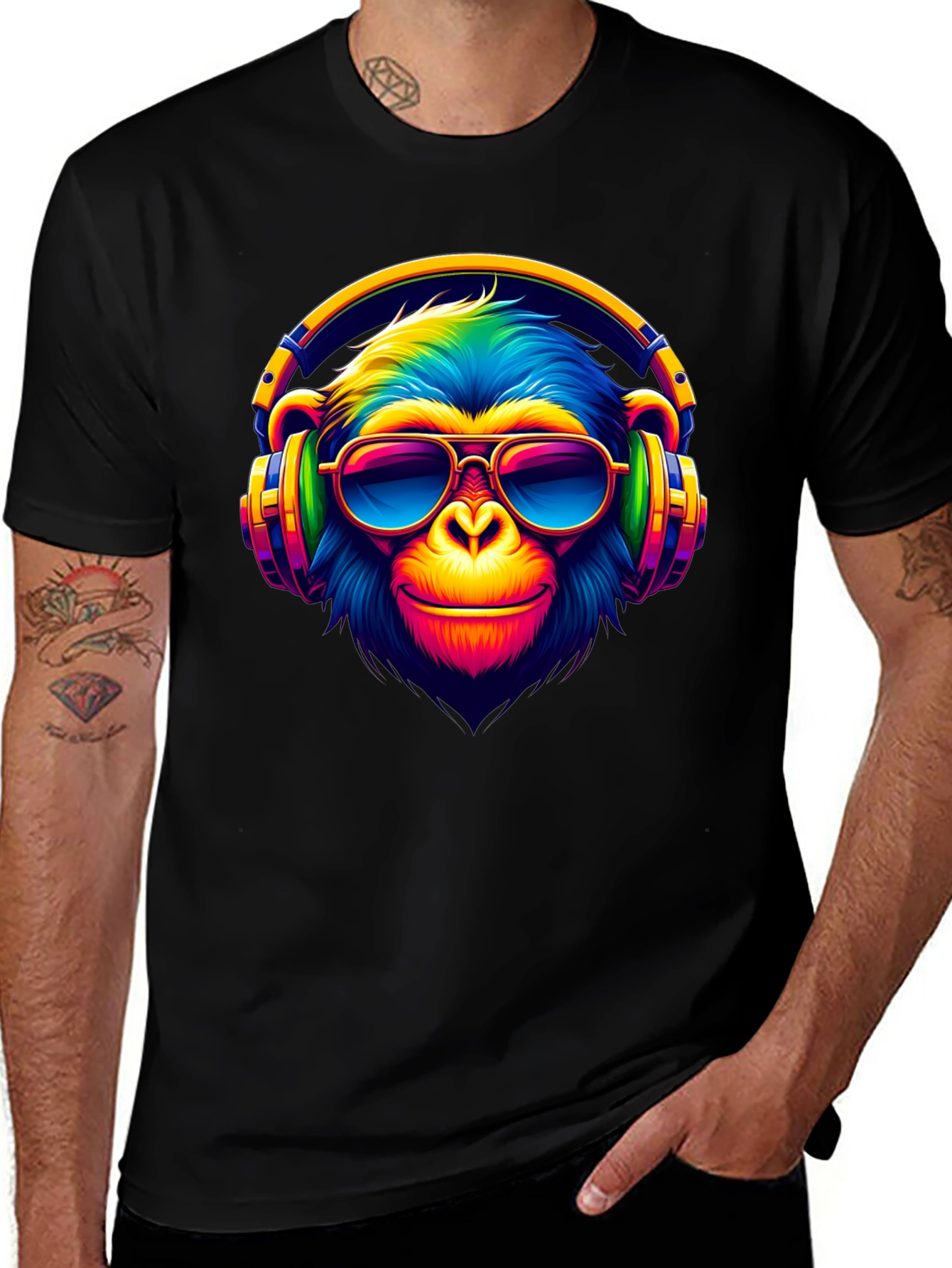 Monkey DJ Graphic Tee