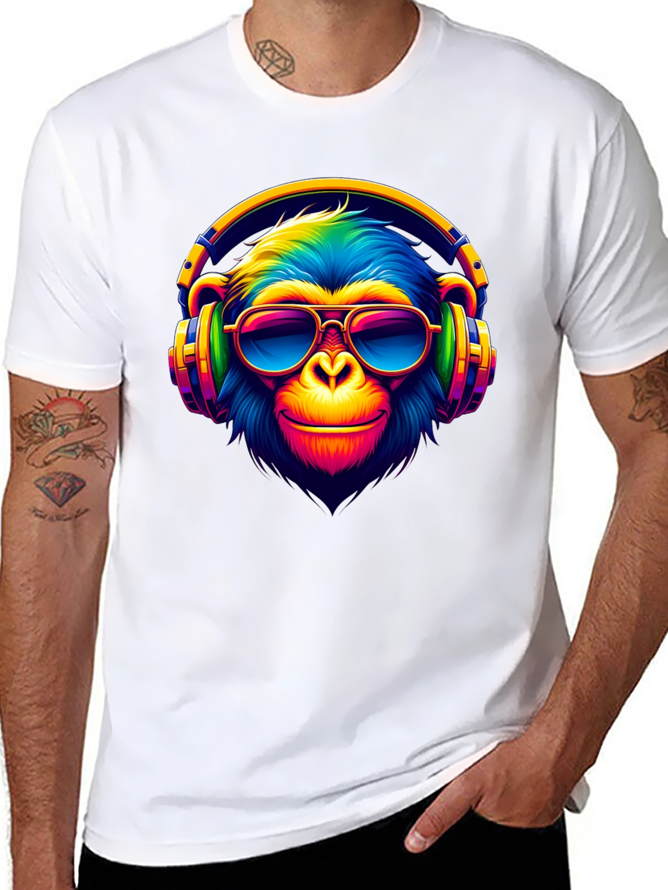 Monkey DJ Graphic Tee