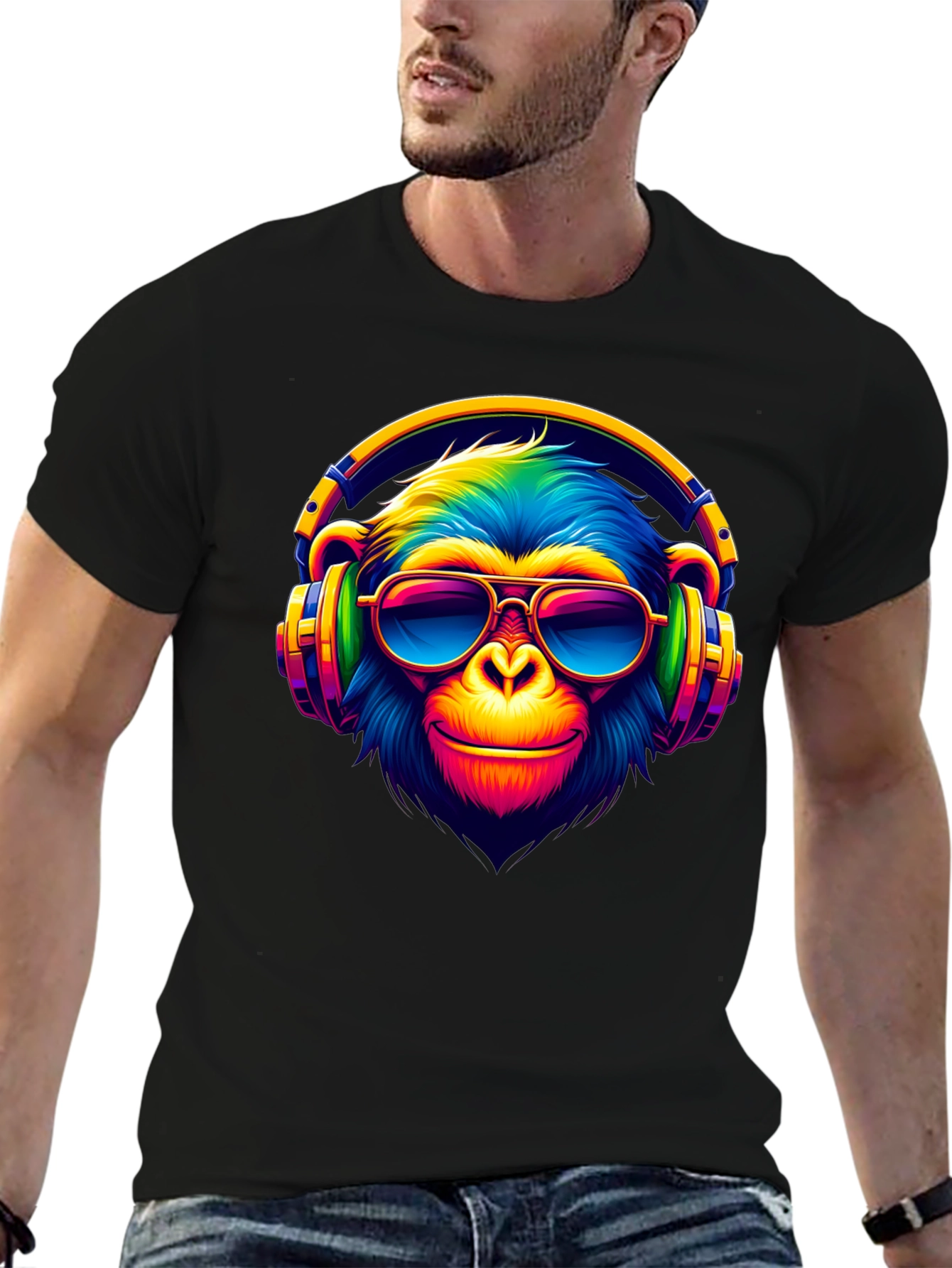 Monkey DJ Graphic Tee