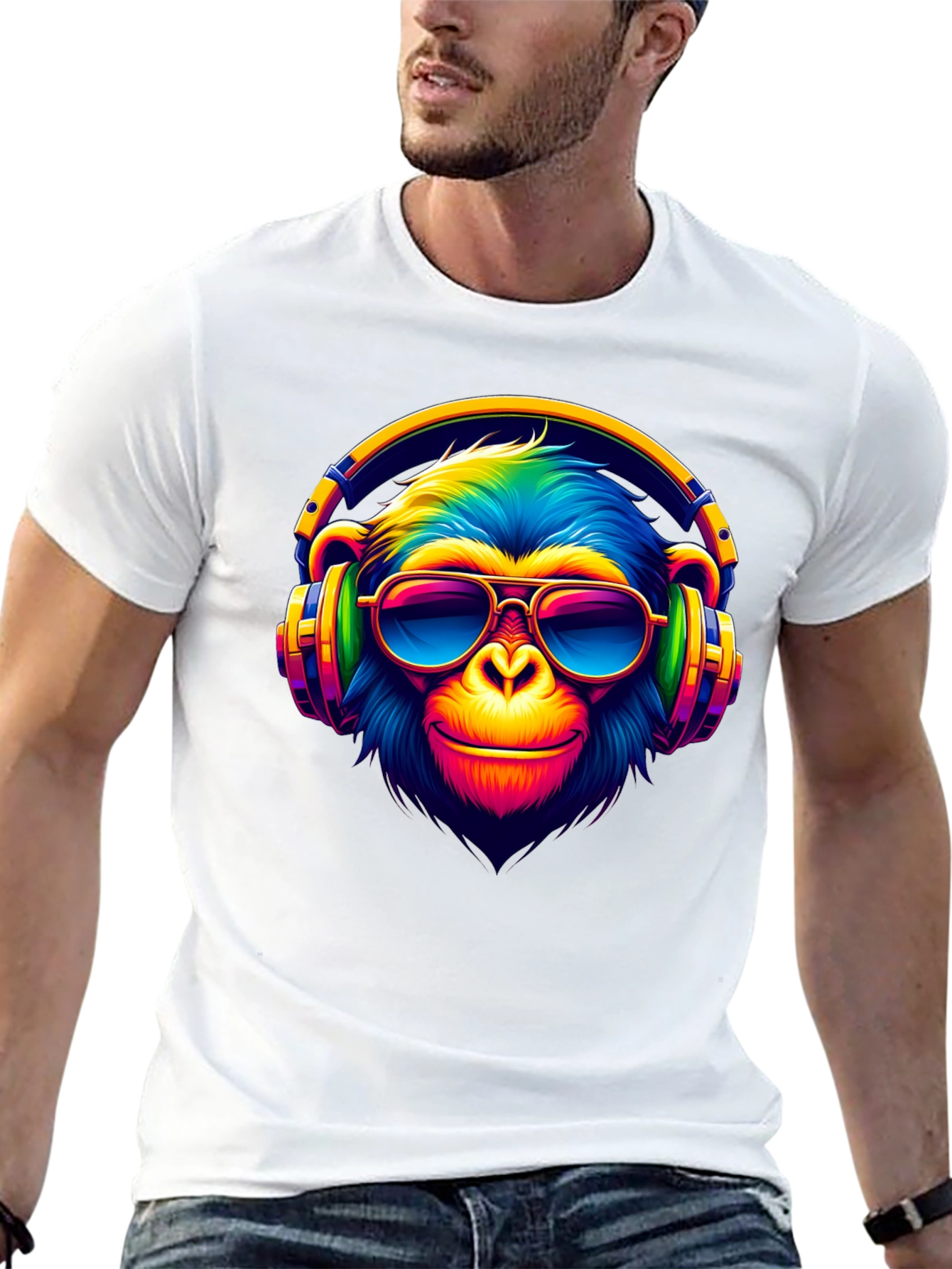 Monkey DJ Graphic Tee