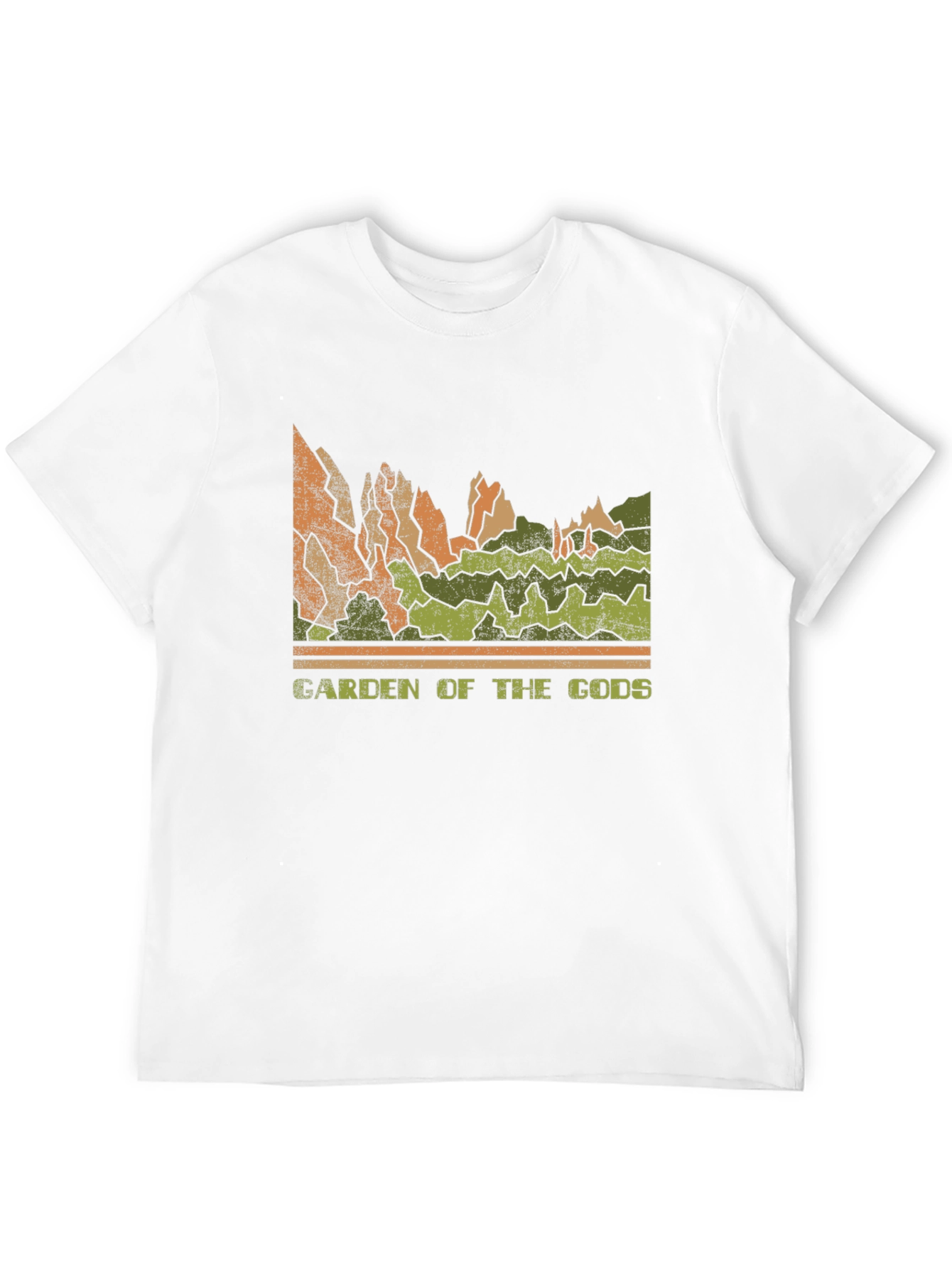 Garden of the Gods Retro Graphic Tee - Black