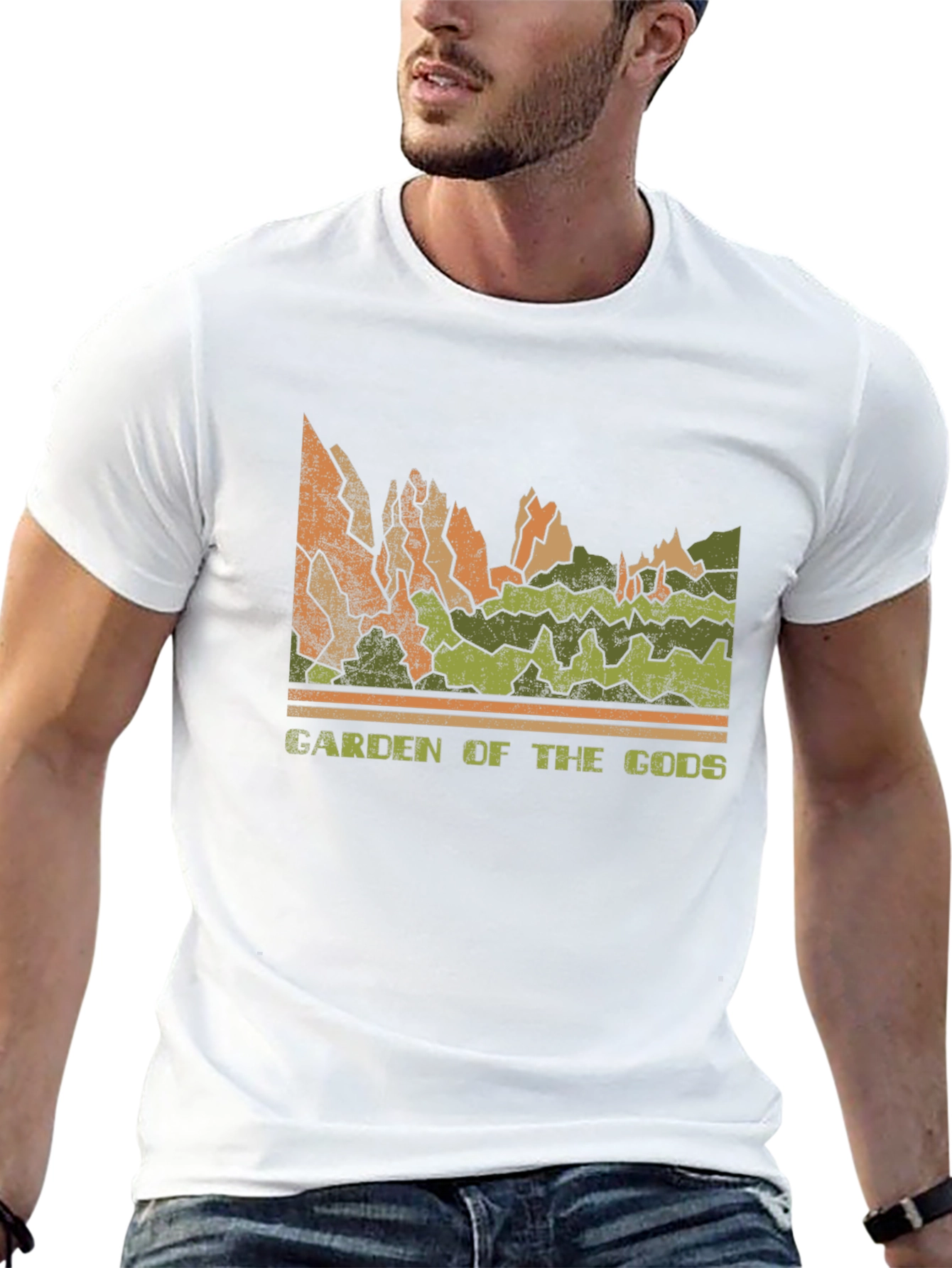 Garden of the Gods Retro Graphic Tee - Black