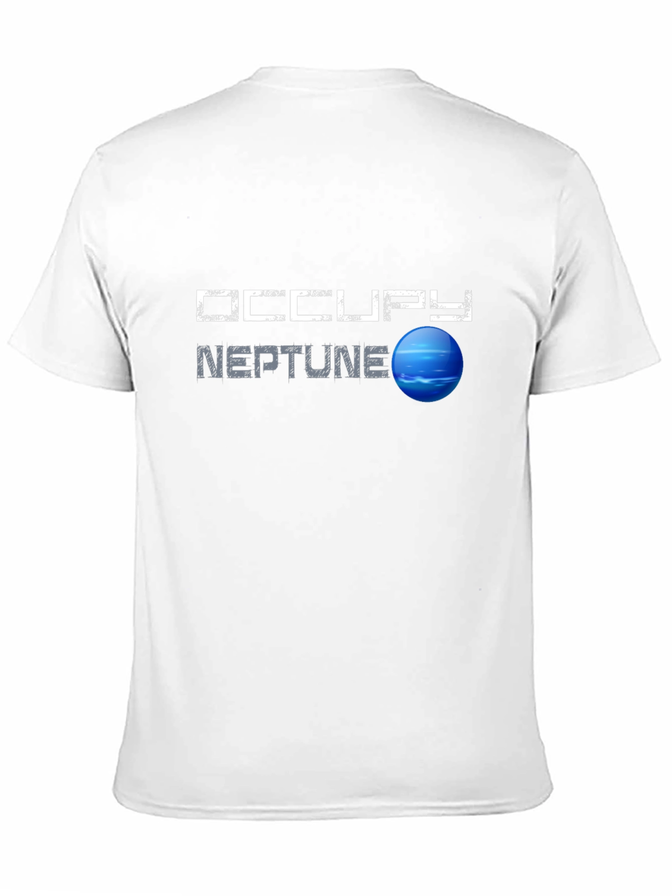 Occupy Neptune Graphic T-Shirt - Space Exploration Tee