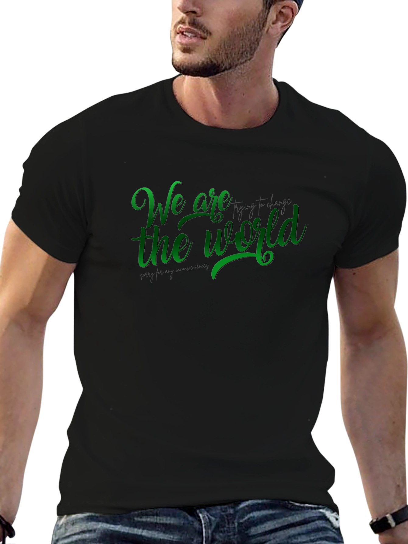 We Are The World Graphic T-Shirt