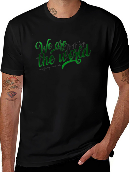 We Are The World Graphic T-Shirt