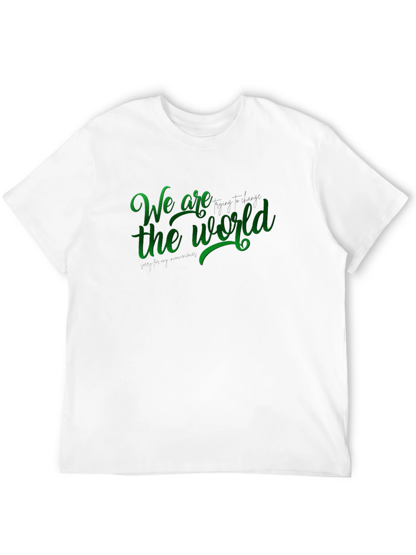 We Are The World Graphic T-Shirt