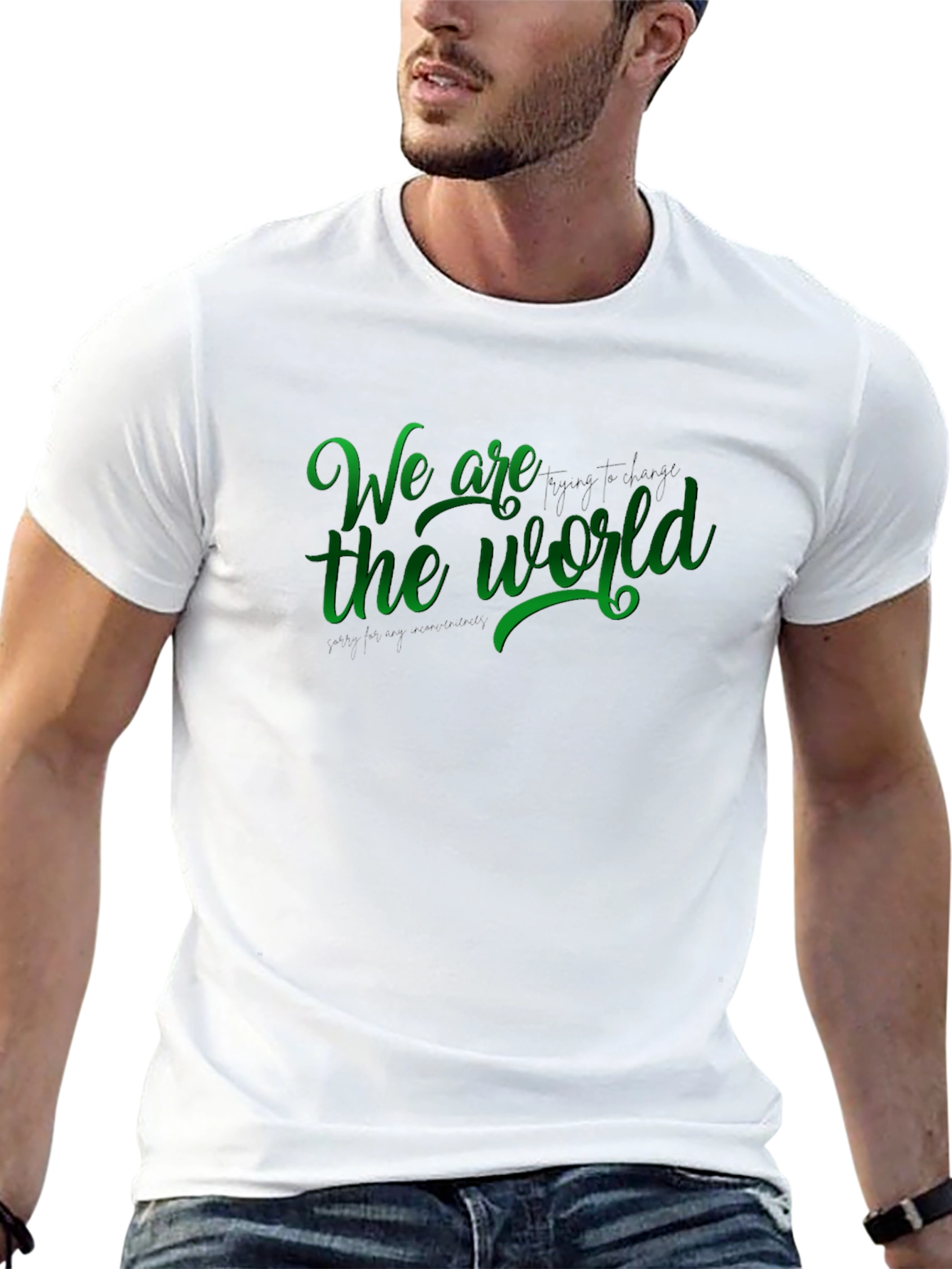 We Are The World Graphic T-Shirt