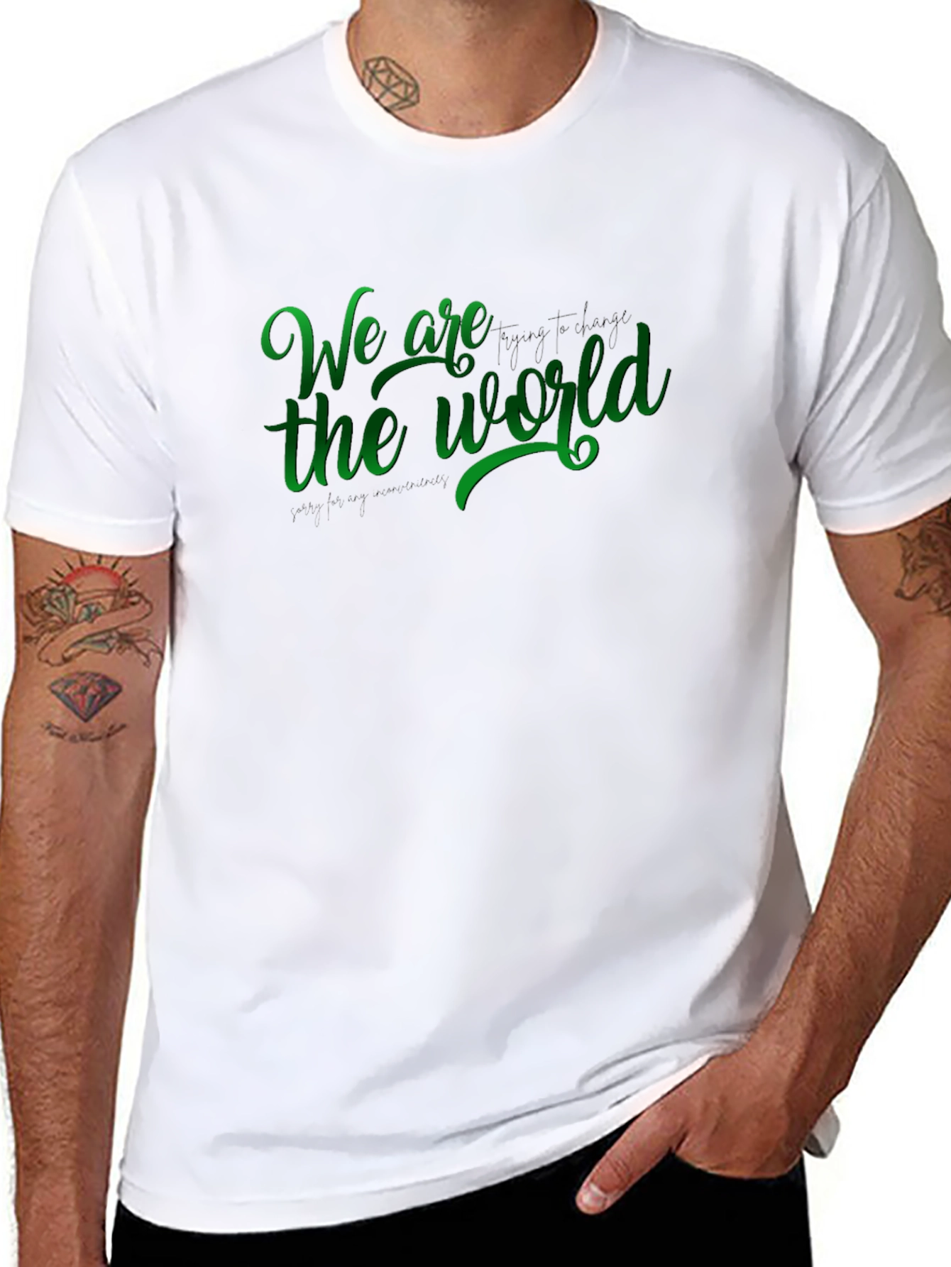 We Are The World Graphic T-Shirt