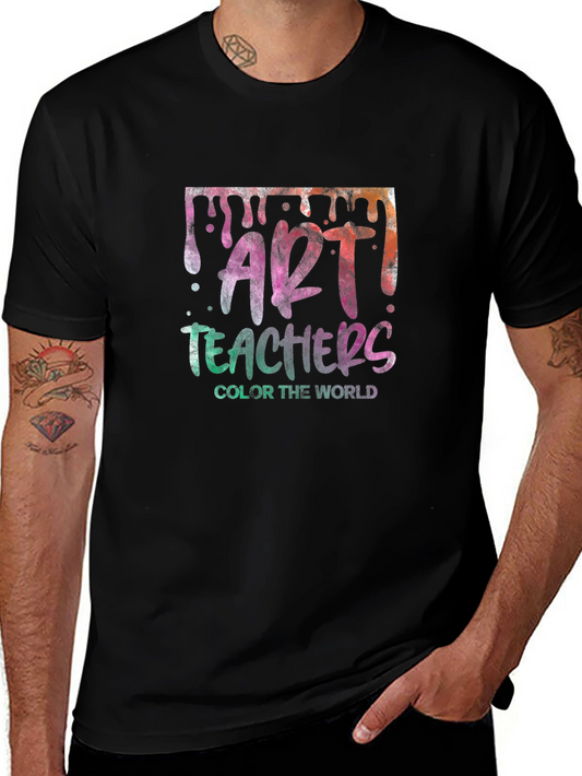 Art Teachers Color The World Graphic Tee
