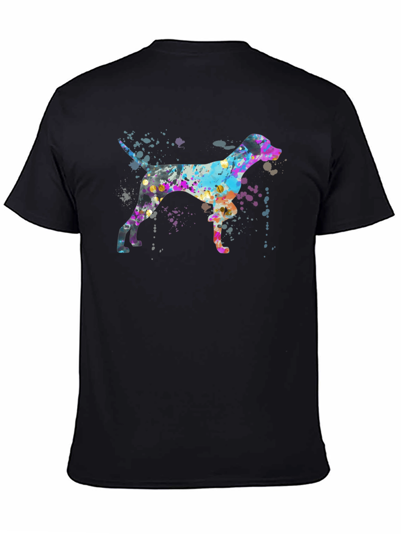 Watercolor Dog Graphic T-Shirt
