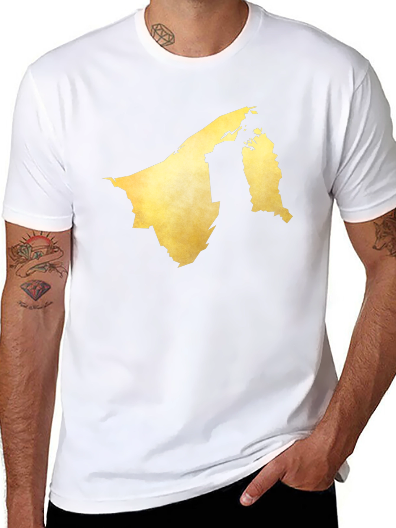 Brunei Map T-Shirt - Country Pride Tee