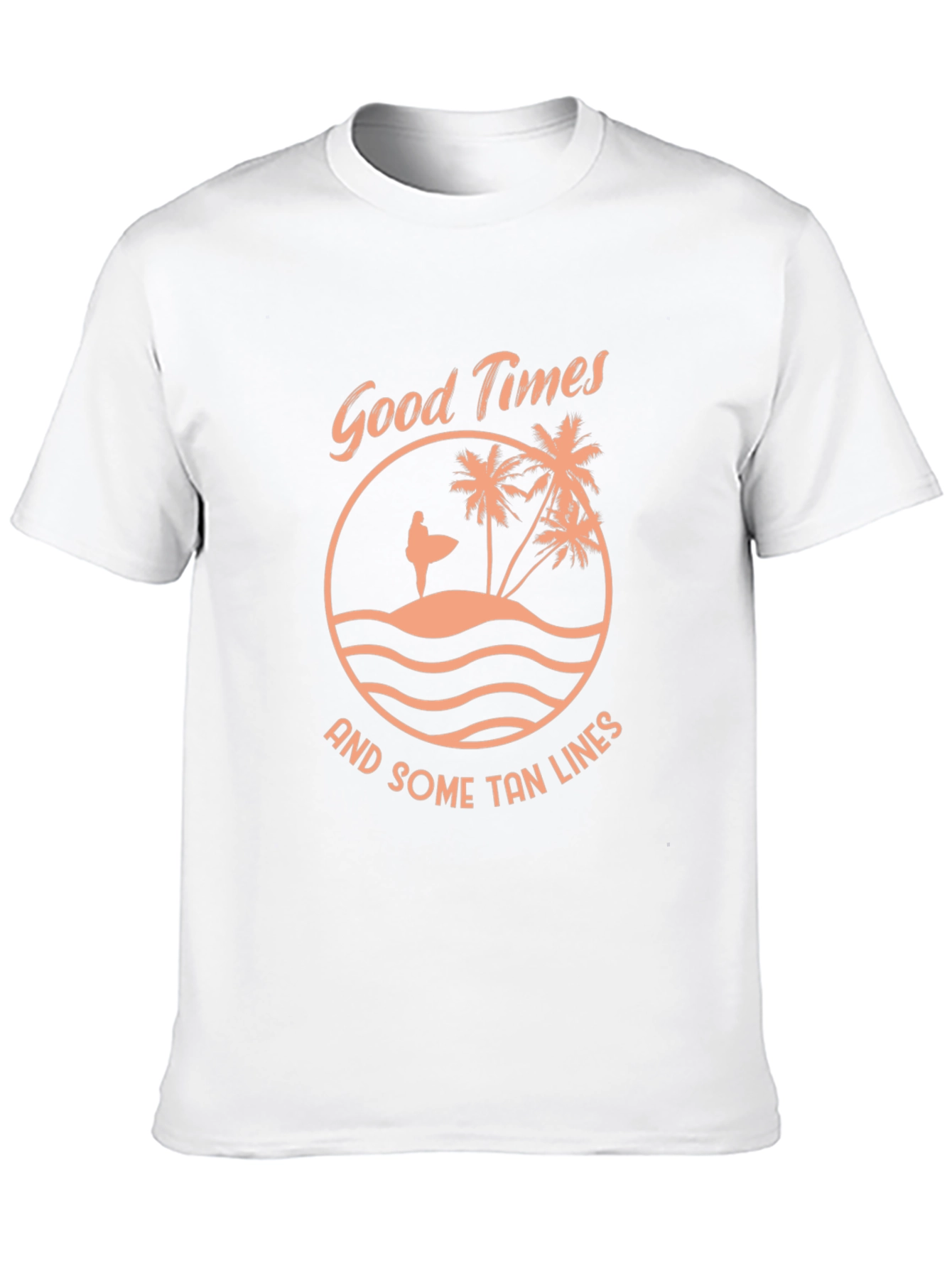 Good Times Tan Lines Black Graphic Tee