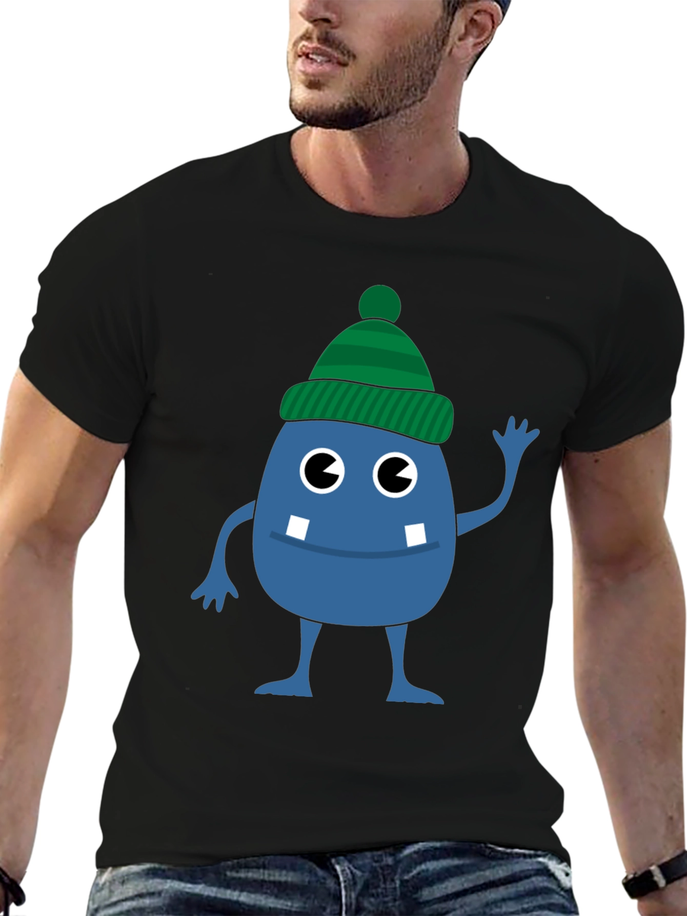 Whimsical Monster Graphic Tee - Fun & Unique Design
