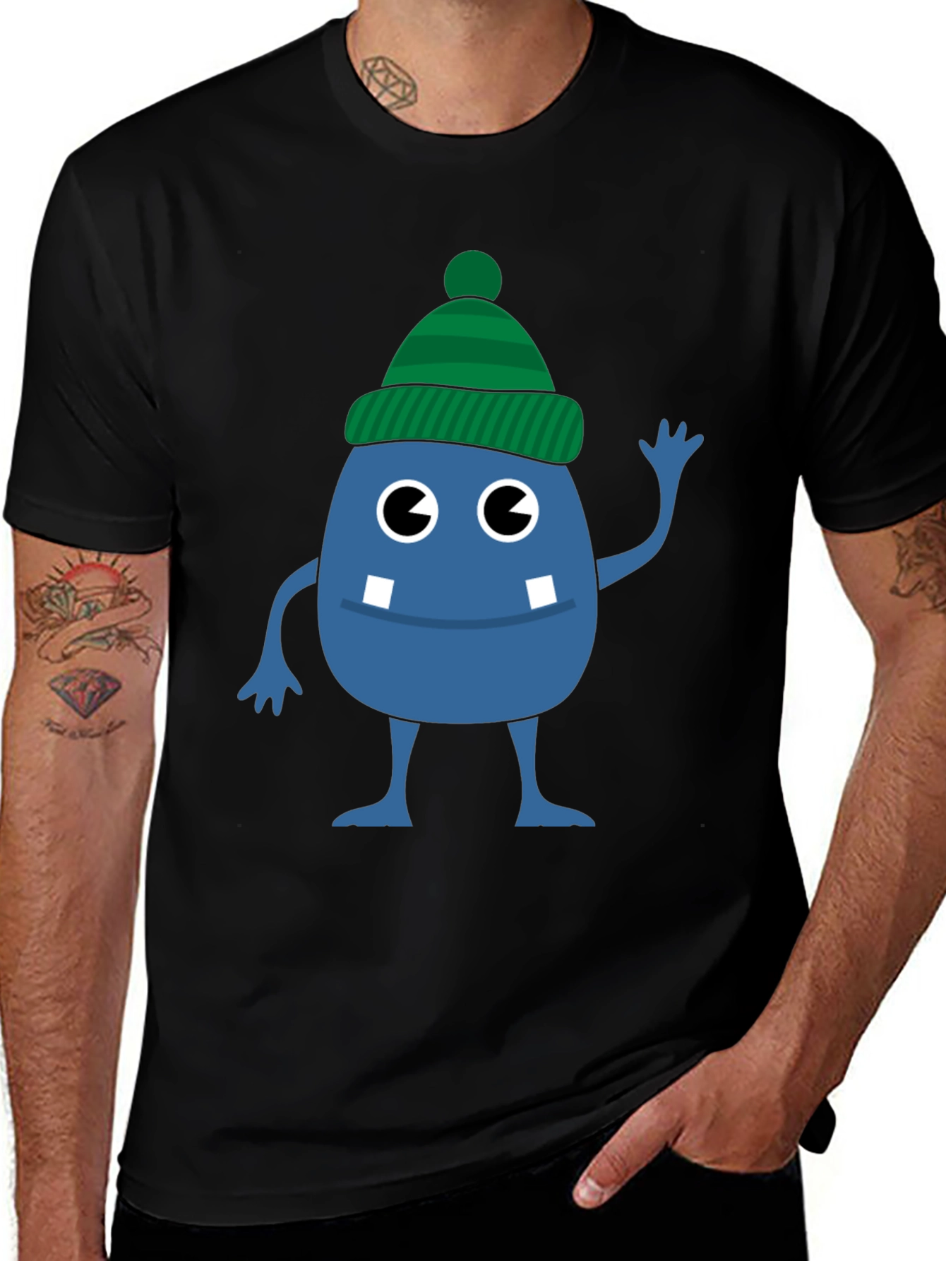 Whimsical Monster Graphic Tee - Fun & Unique Design