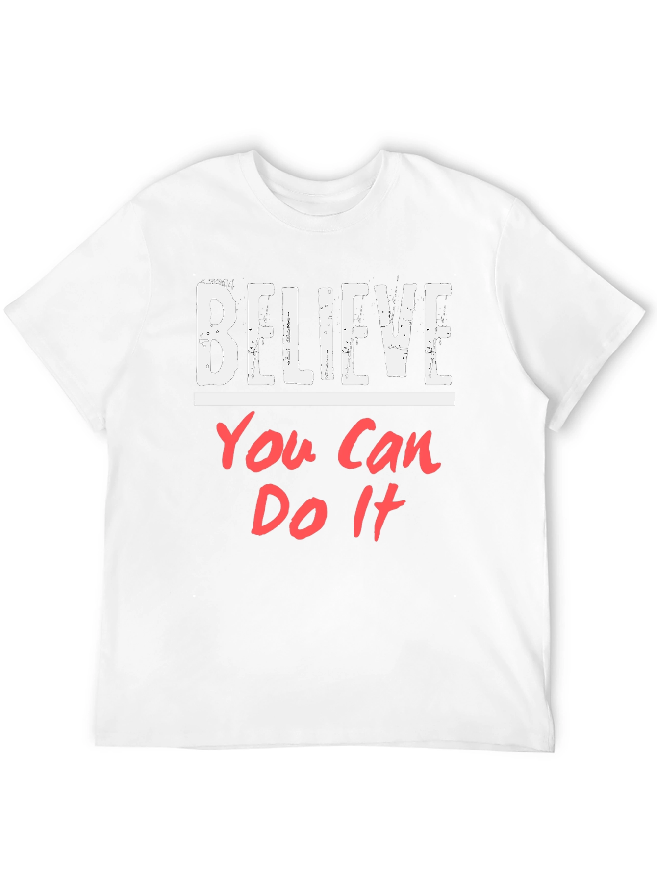 Believe You Can Do It Black T-Shirt