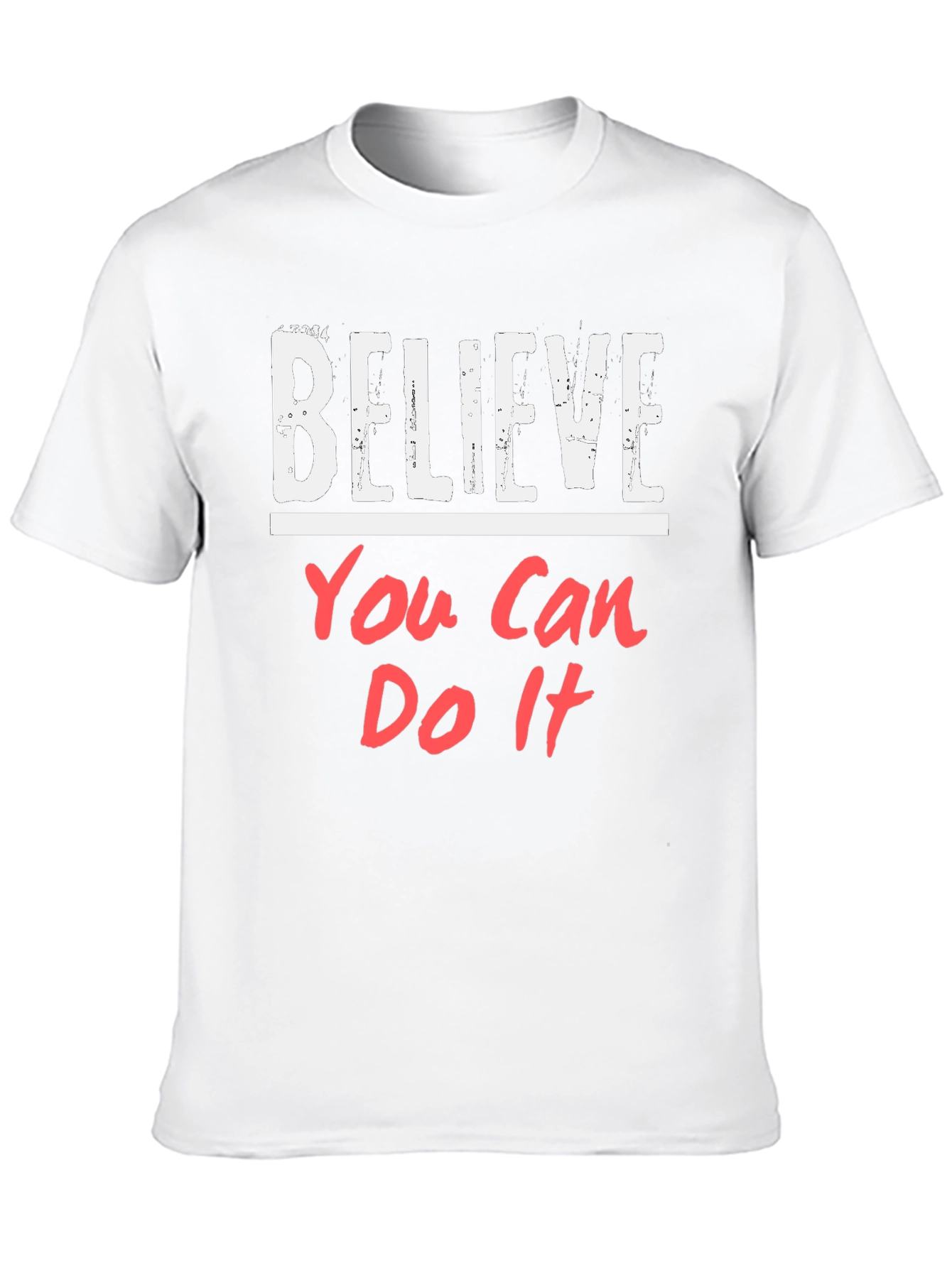 Believe You Can Do It Black T-Shirt
