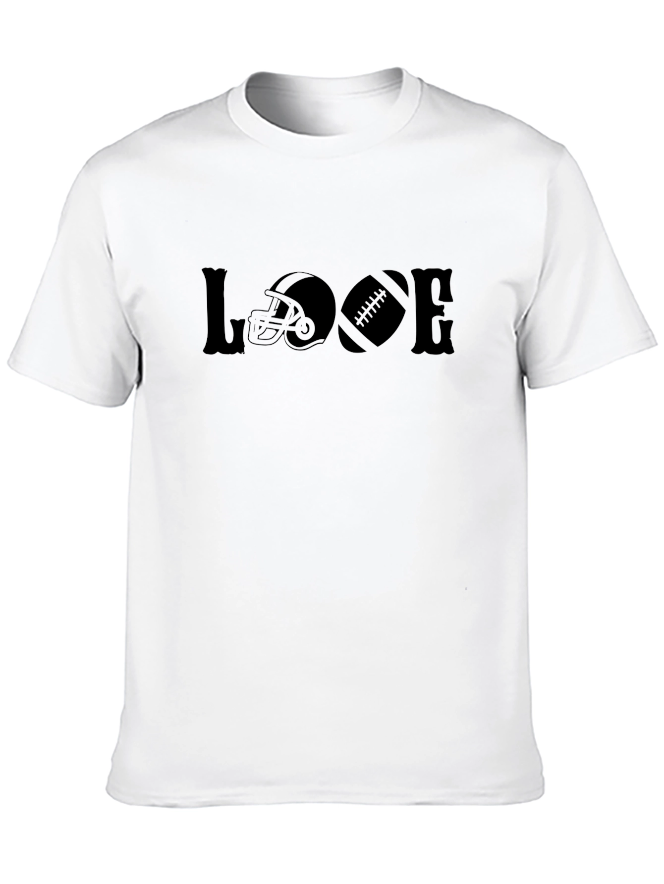 Football LOVE Graphic T-Shirt - Soft Cotton Tee