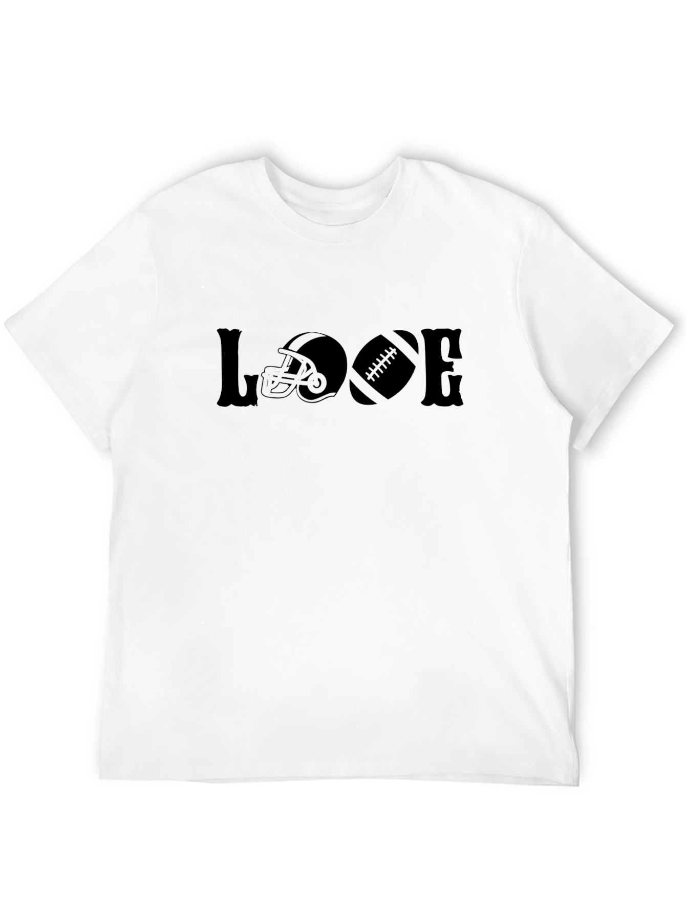 Football LOVE Graphic T-Shirt - Soft Cotton Tee