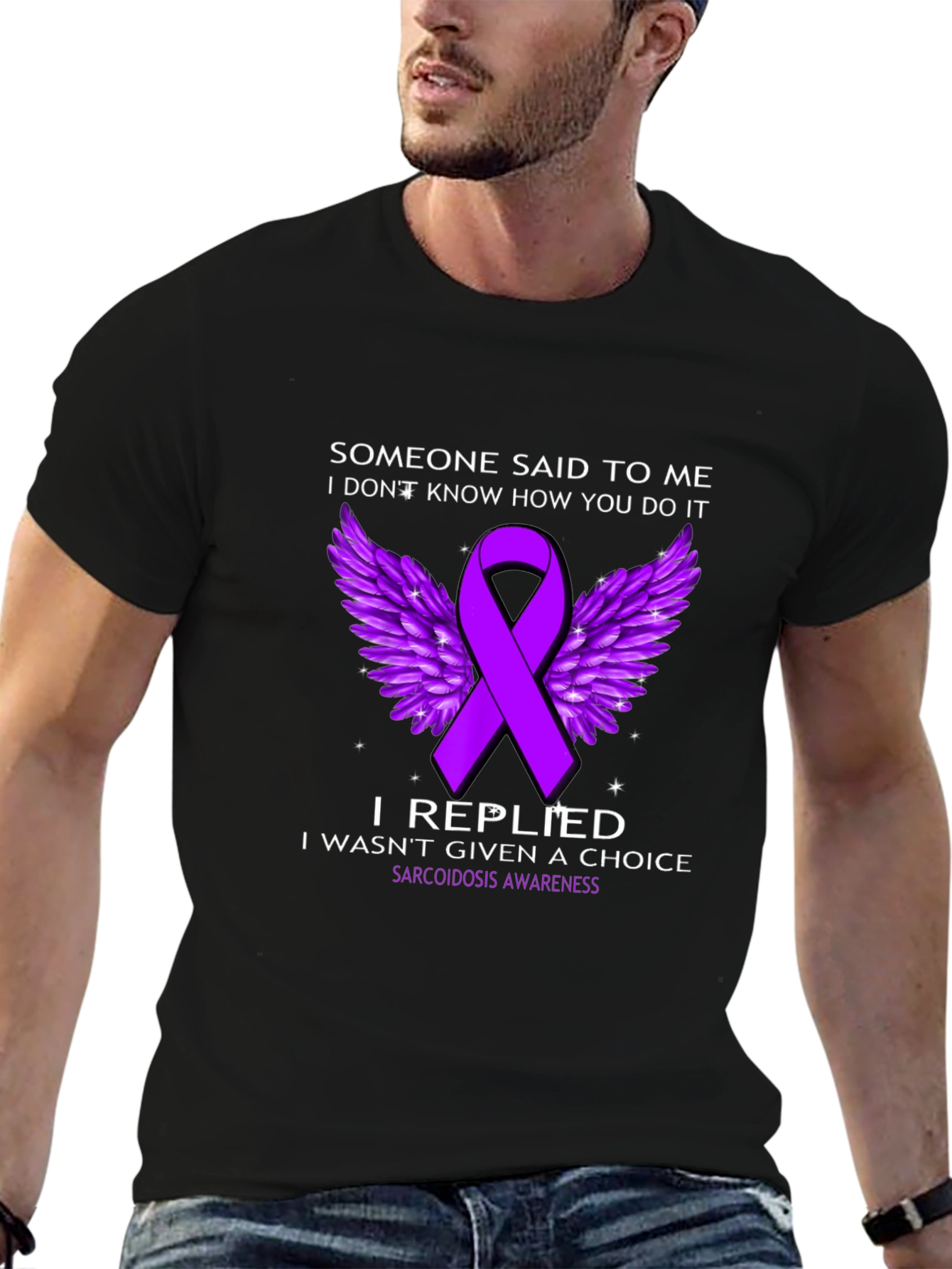 Sarcoidosis Awareness Ribbon T-Shirt