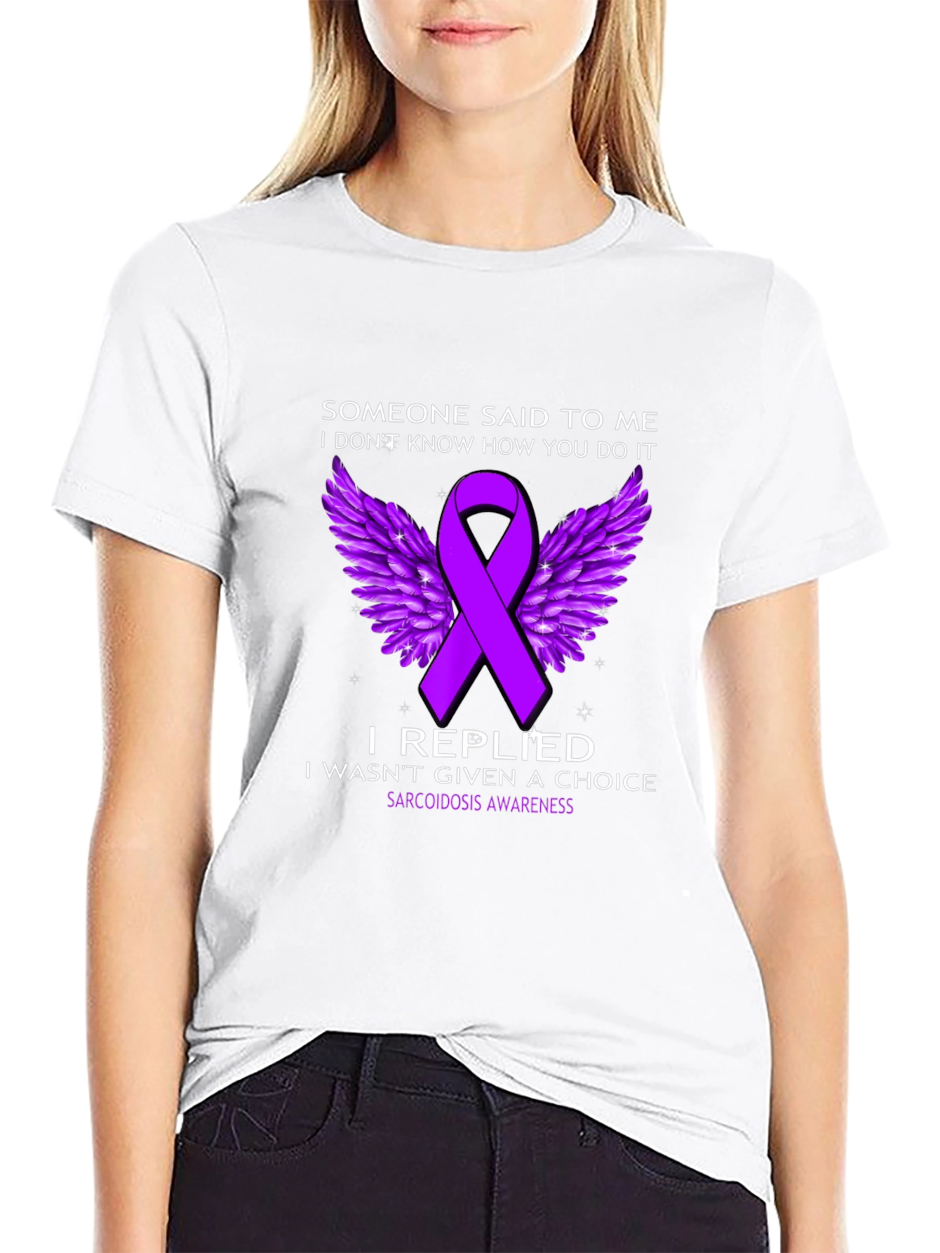 Sarcoidosis Awareness Ribbon T-Shirt