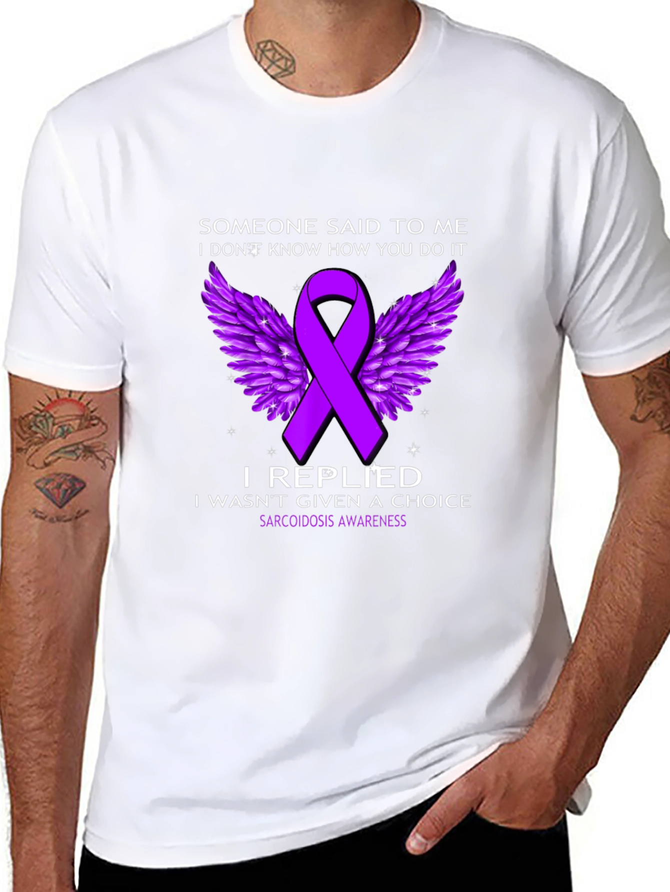 Sarcoidosis Awareness Ribbon T-Shirt